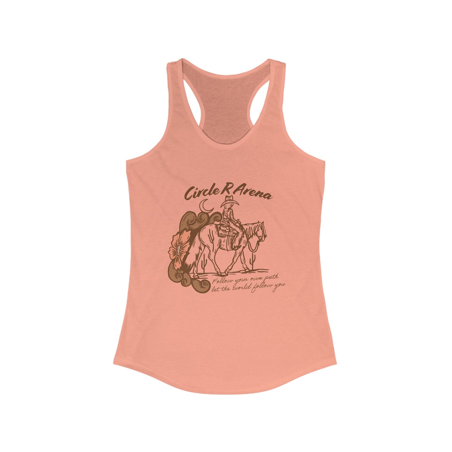 Cowgirl Circle R Arena Women's Racerback Tank