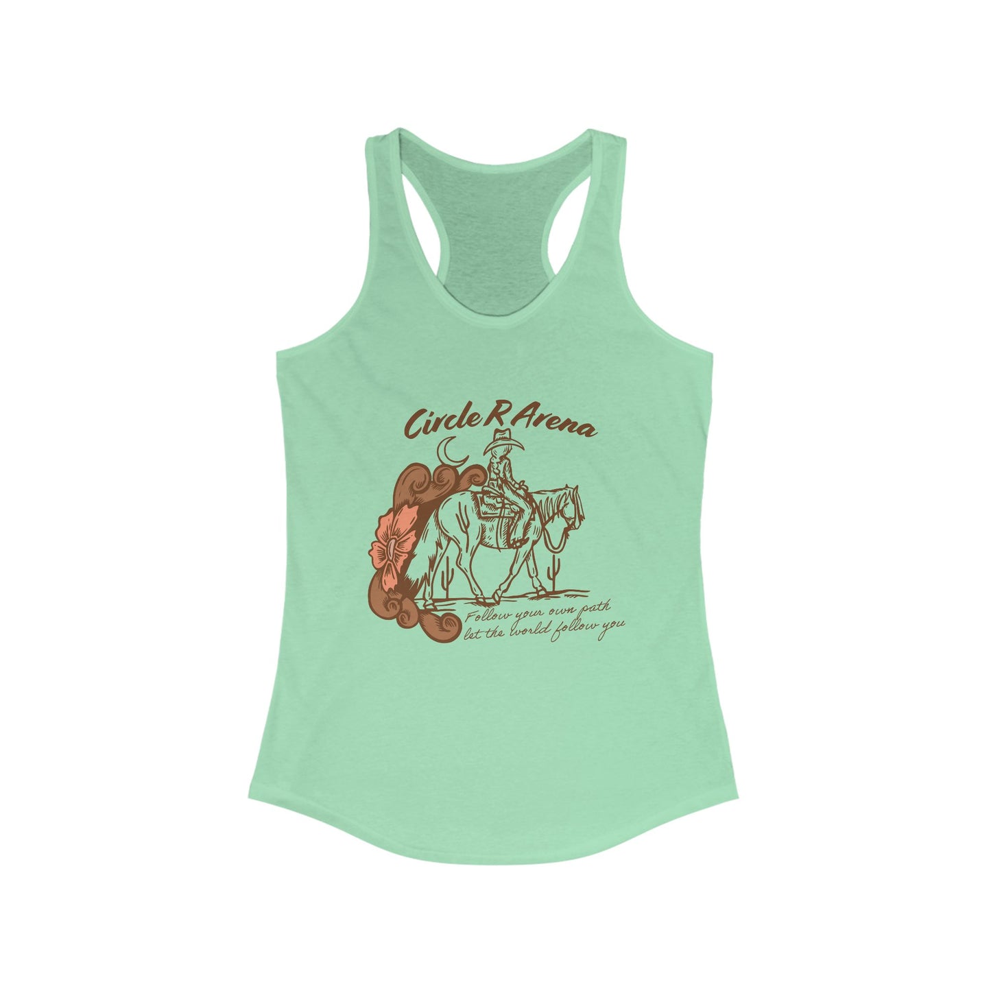 Cowgirl Circle R Arena Women's Racerback Tank