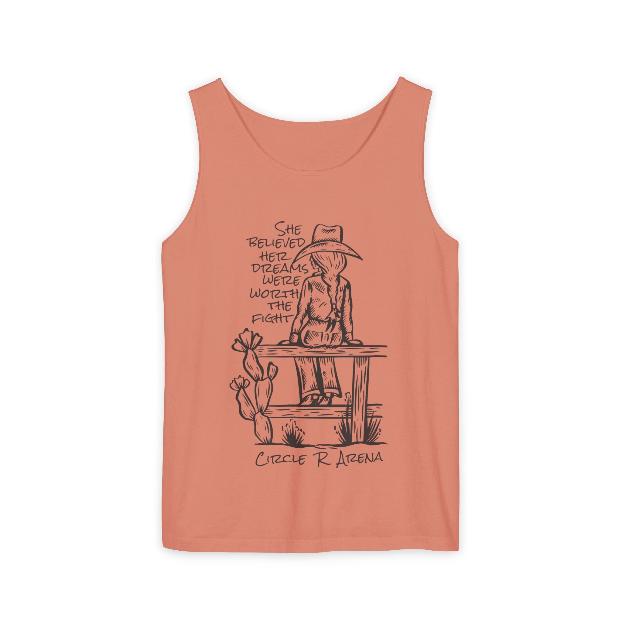 Worth The Fight - Circle R Arena Logo Unisex Tank