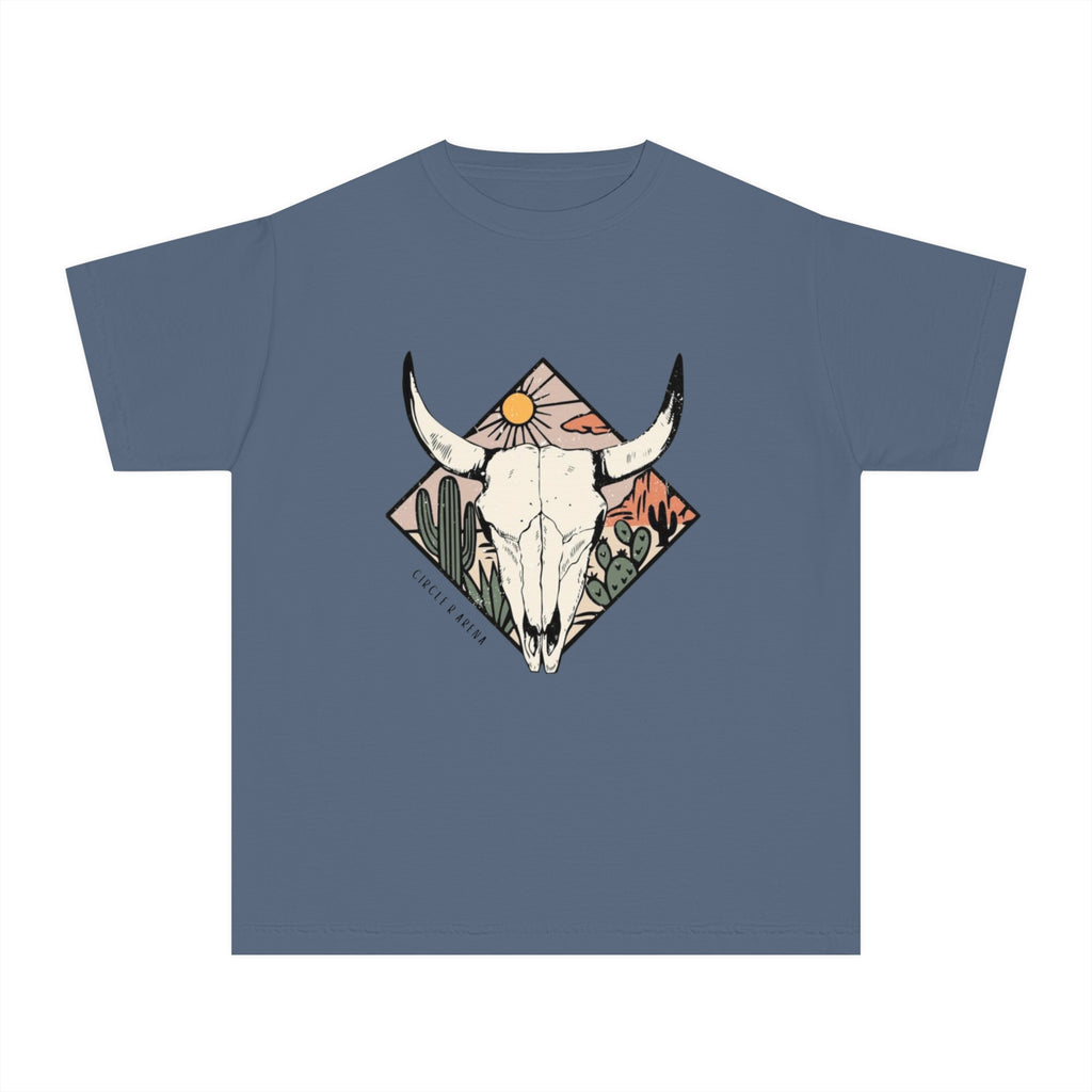 Desert Sunset CRA Logo Unisex Kids Tee