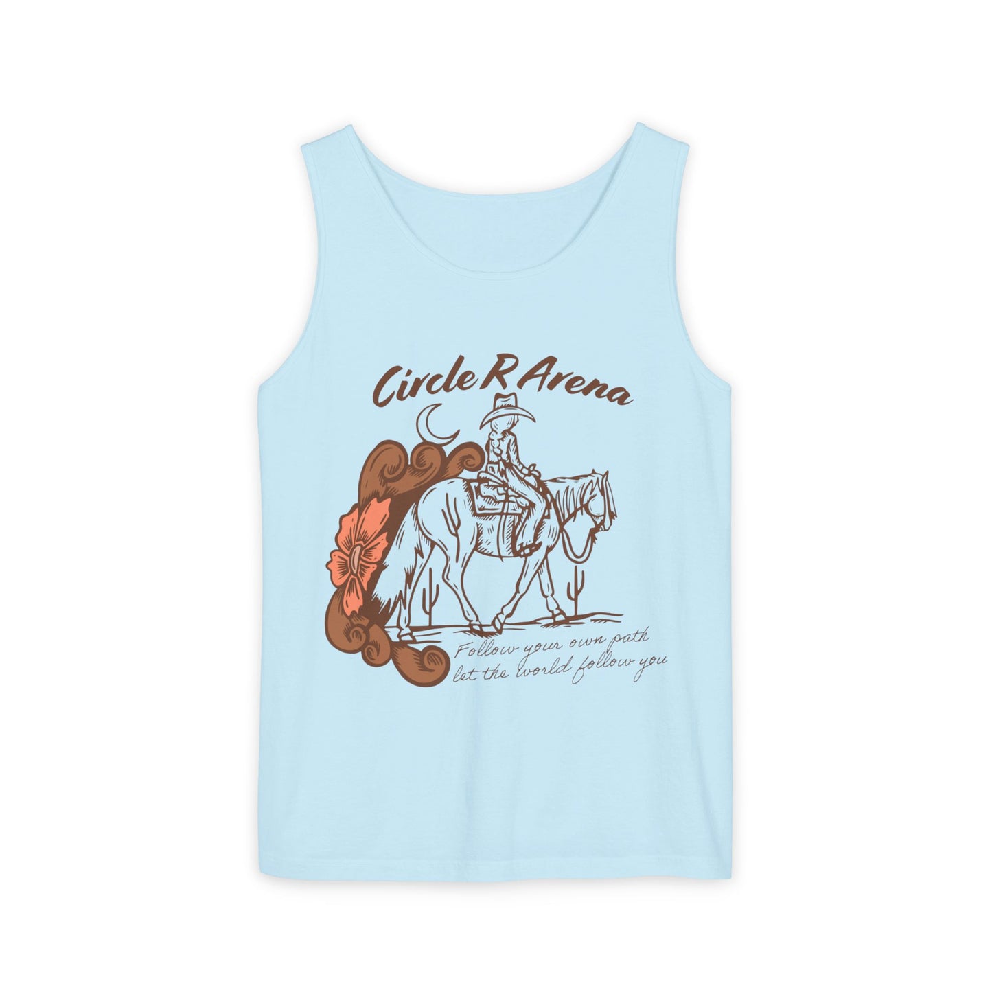Cowgirl Circle R Arena Unisex Tank Top