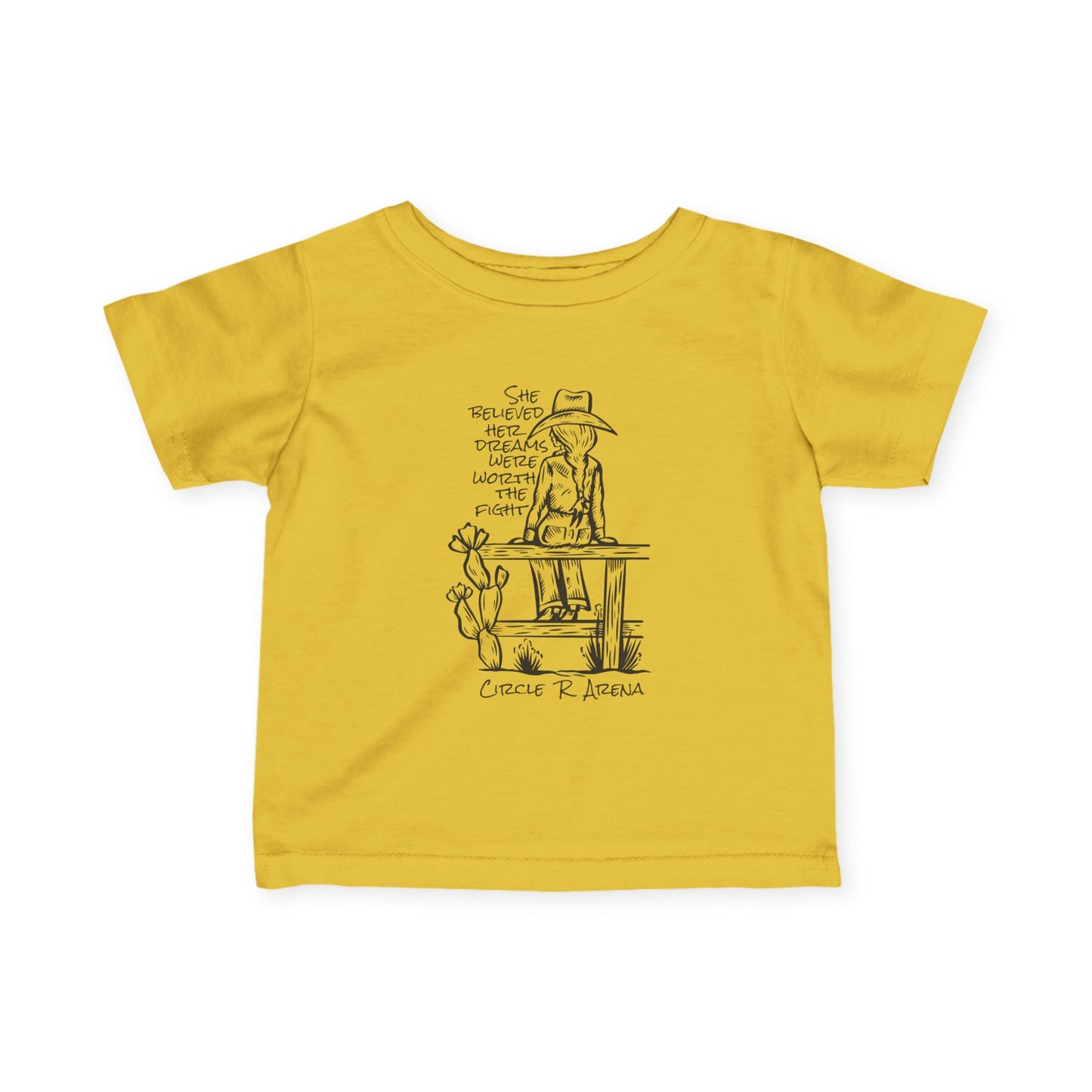 Worth The Fight - Circle R Arena Infant Tee