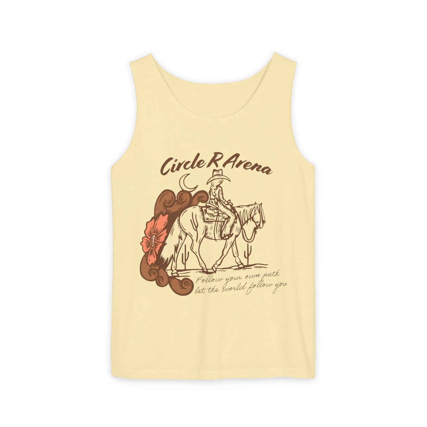 Cowgirl Circle R Arena Unisex Tank Top