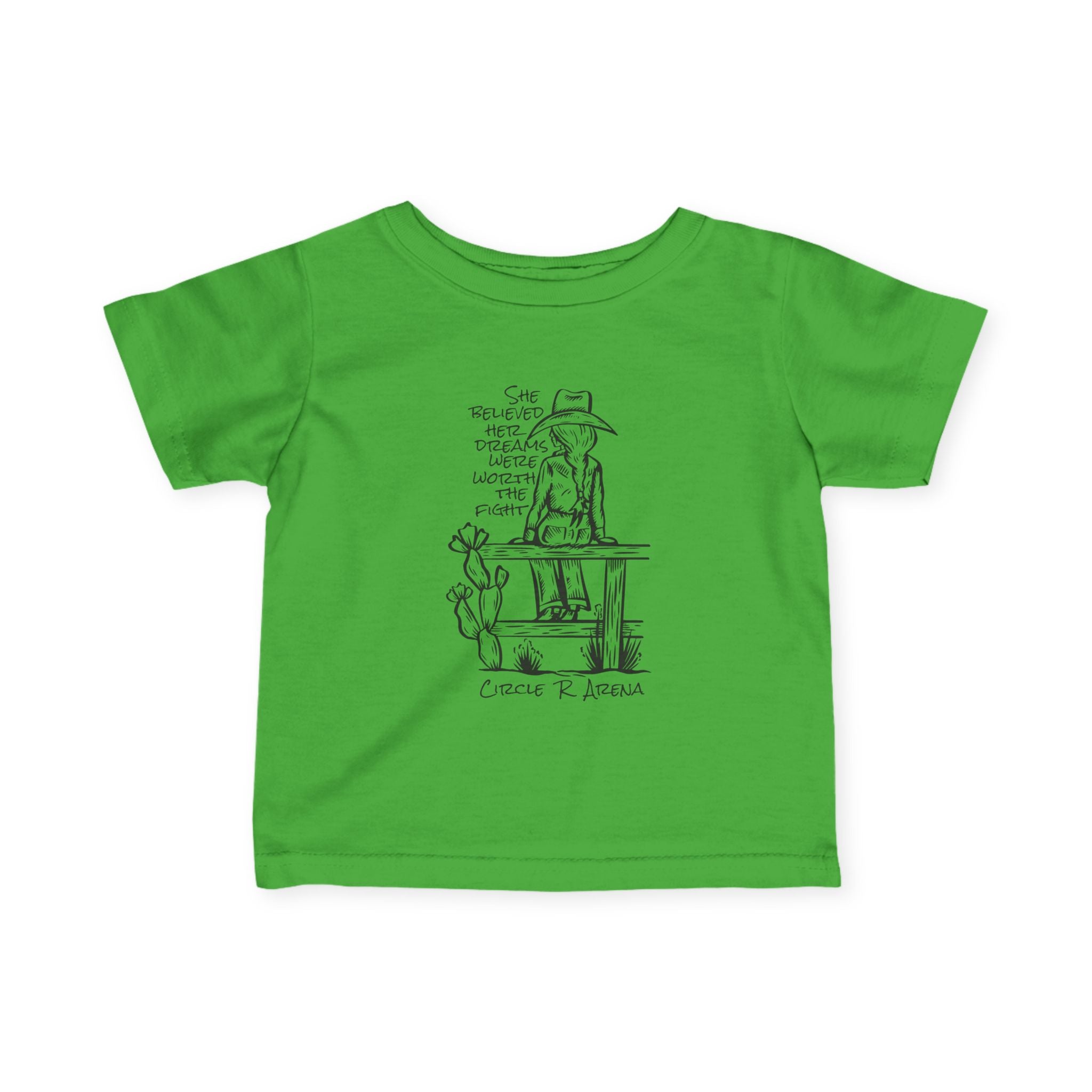 Worth The Fight - Circle R Arena Infant Tee