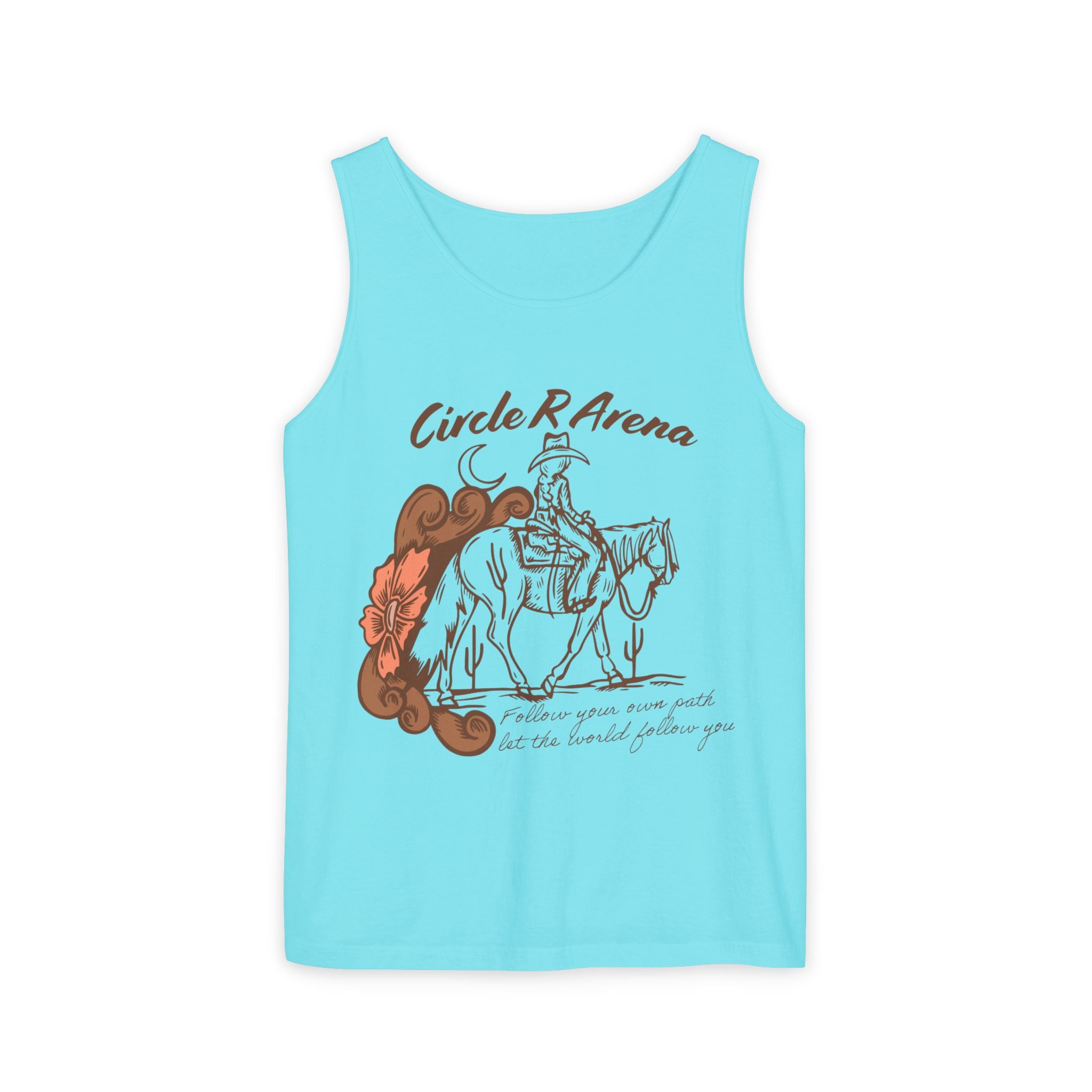Cowgirl Circle R Arena Unisex Tank Top