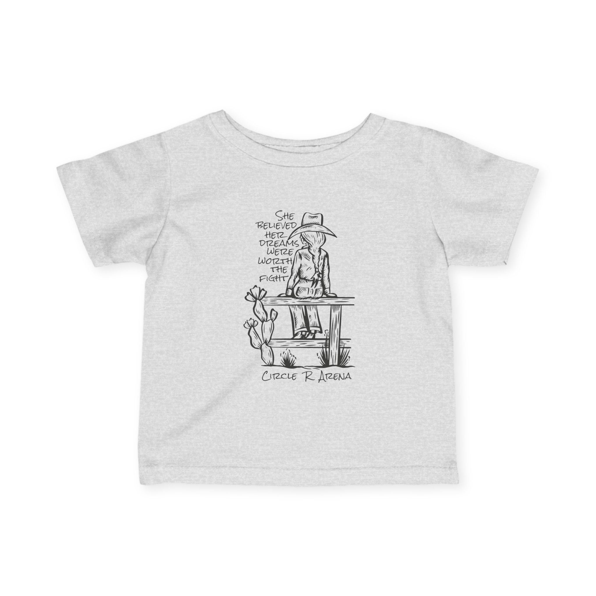 Worth The Fight - Circle R Arena Infant Tee
