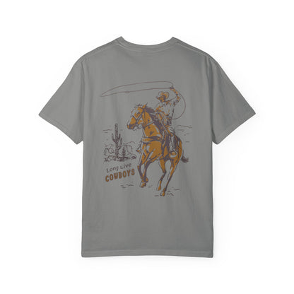 Long Live Cowboys - Circle R Arena Logo Adult Tee