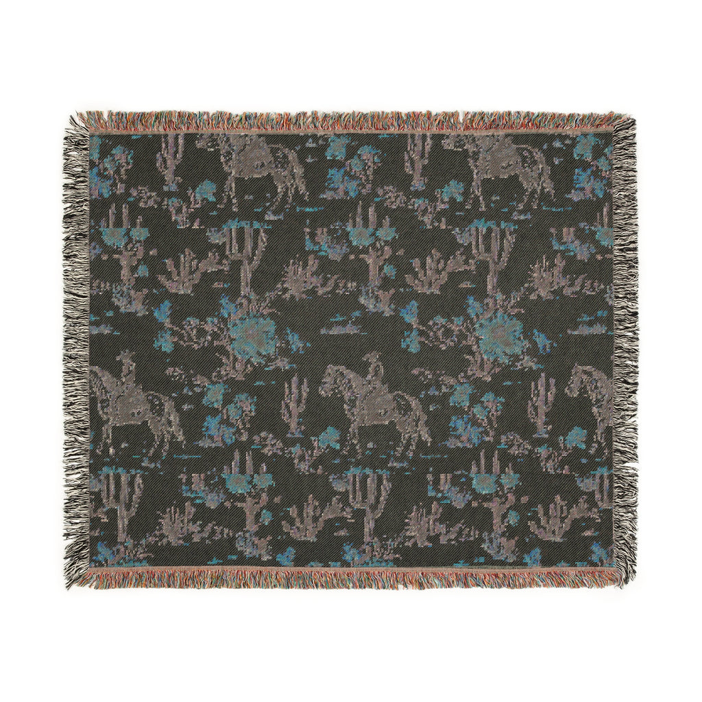 Rustic Western Woven Blanket