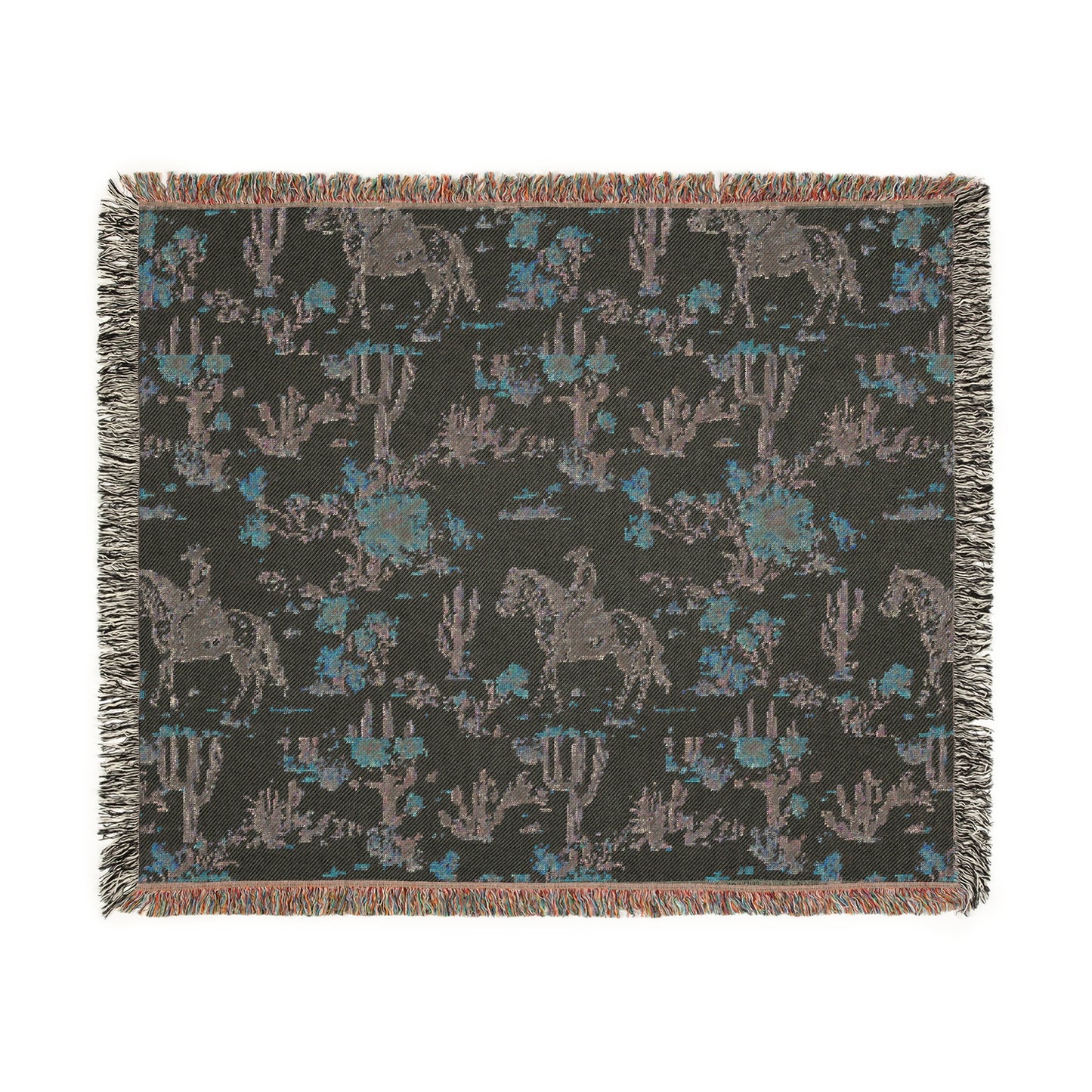 Rustic Western Woven Blanket