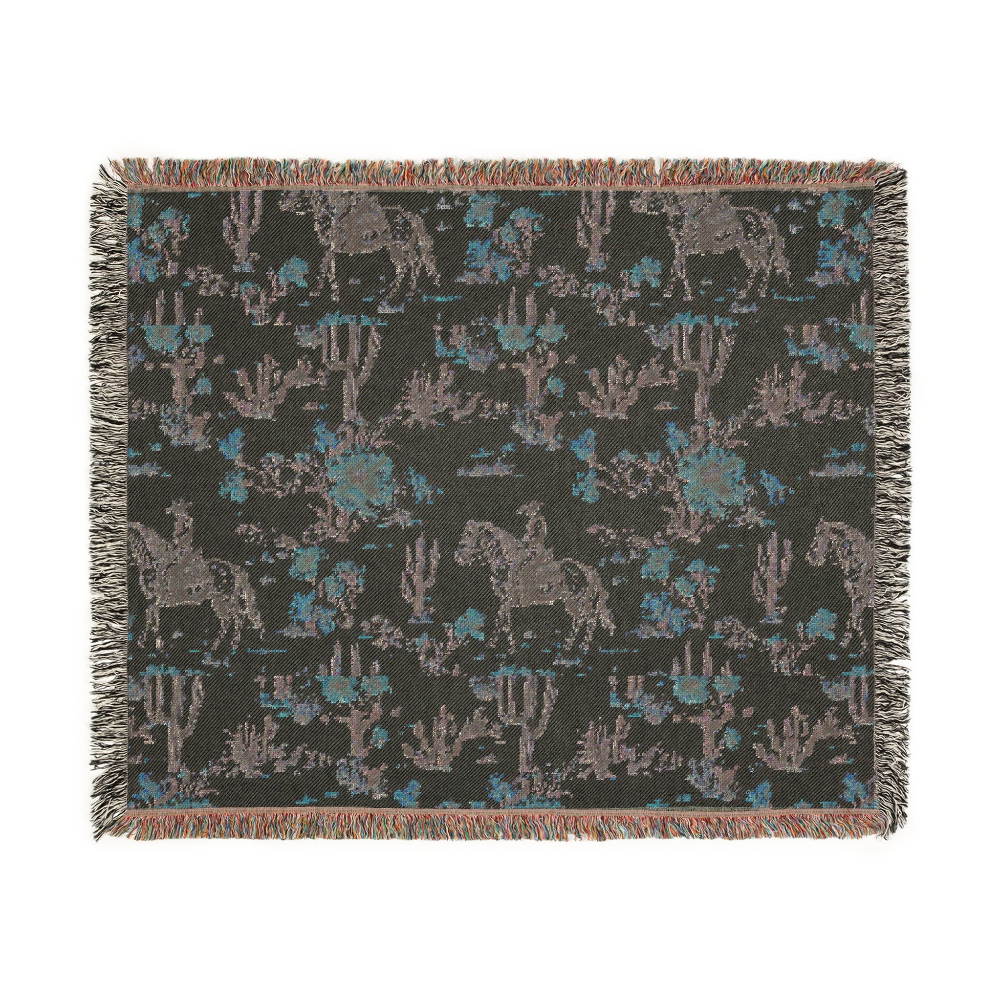 Rustic Western Woven Blanket