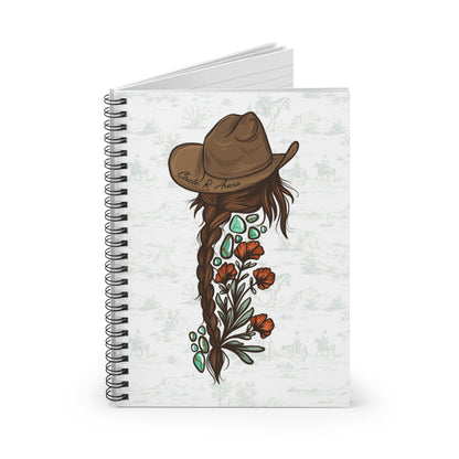 Vintage Cowgirl Spiral Notebook