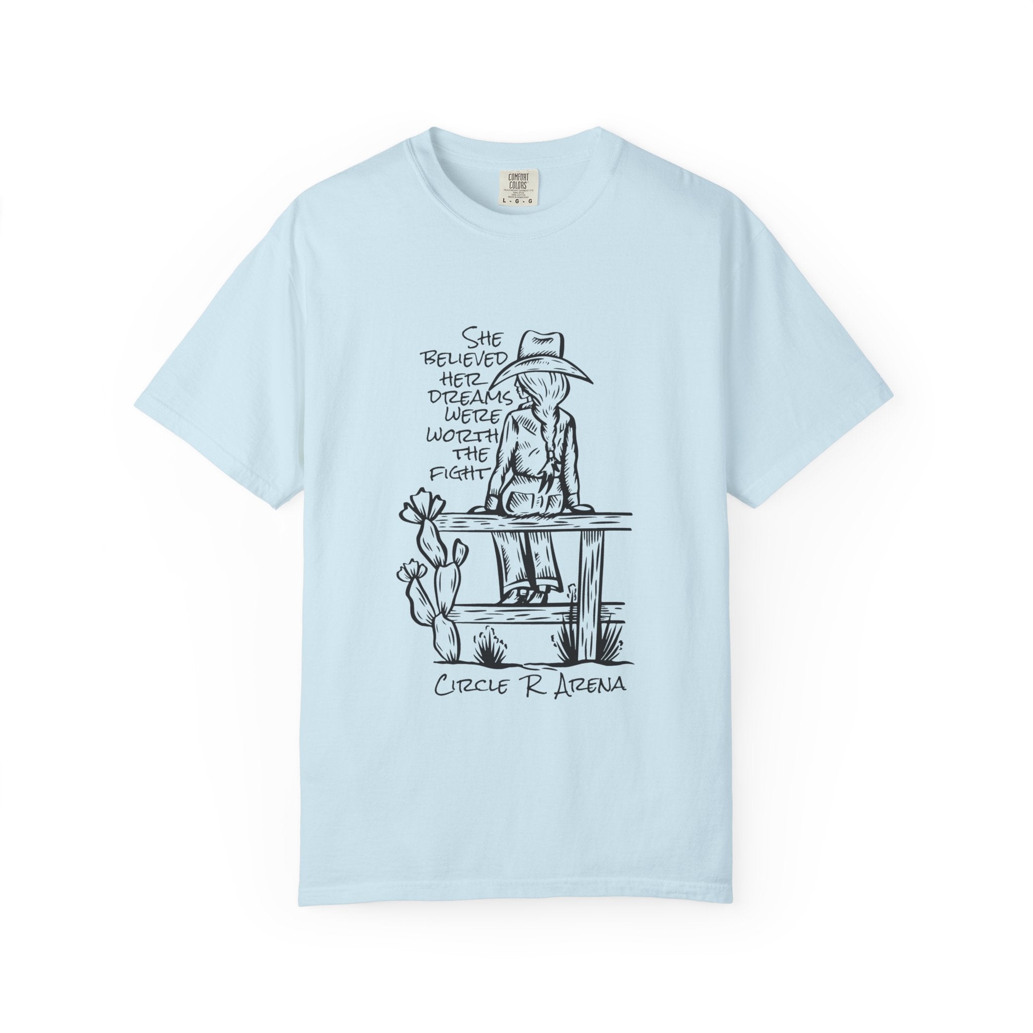 Worth The Fight - Circle R Arena Logo Adult Tee