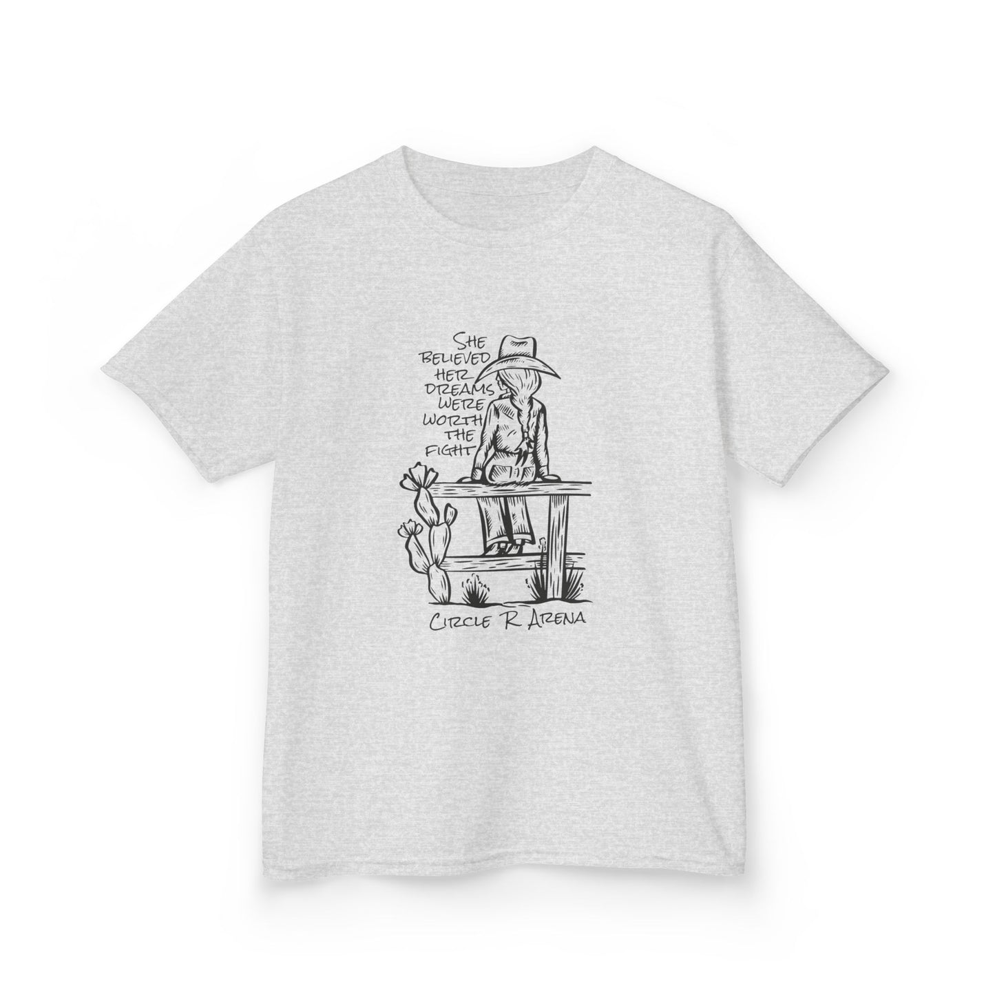 Worth The Fight - Circle R Arena Kids Tee