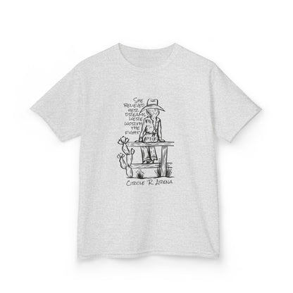 Worth The Fight - Circle R Arena Kids Tee