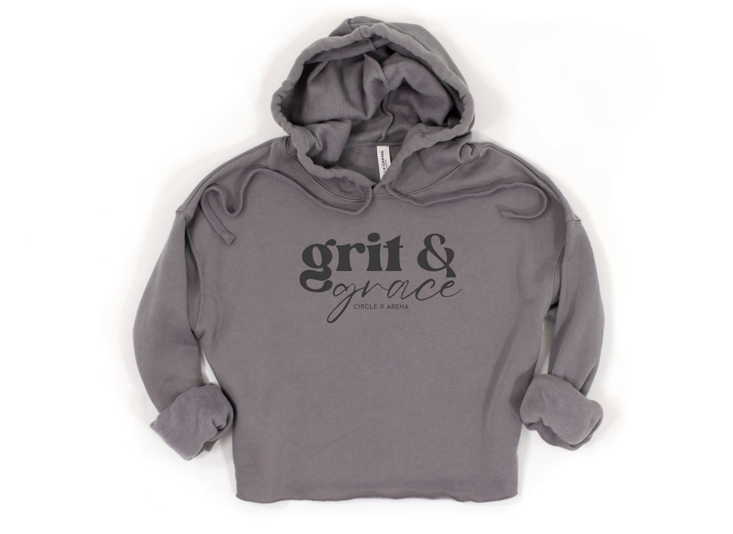 Grit & Grace Women's Bella+Canvas® Cropped Hoodie