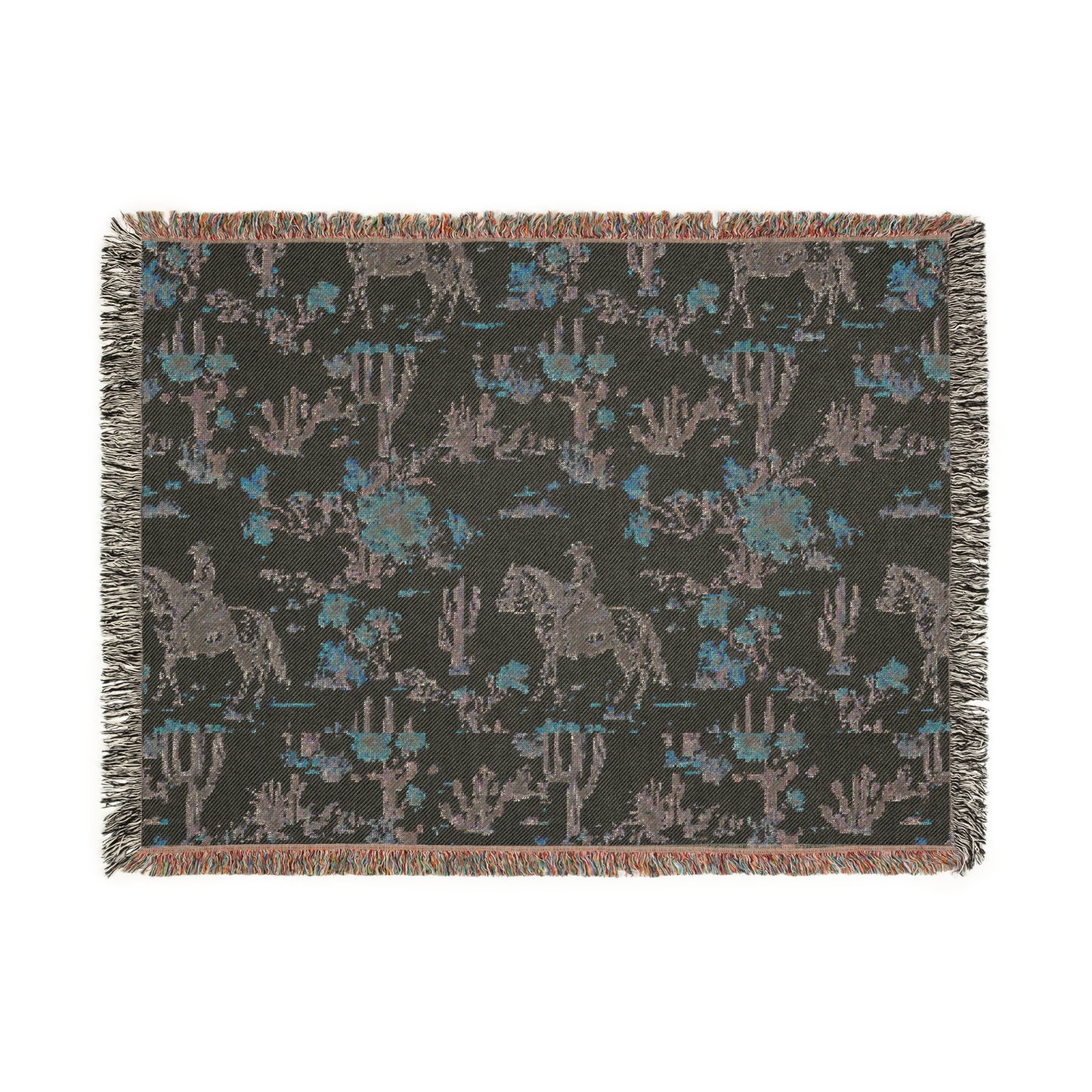 Rustic Western Woven Blanket