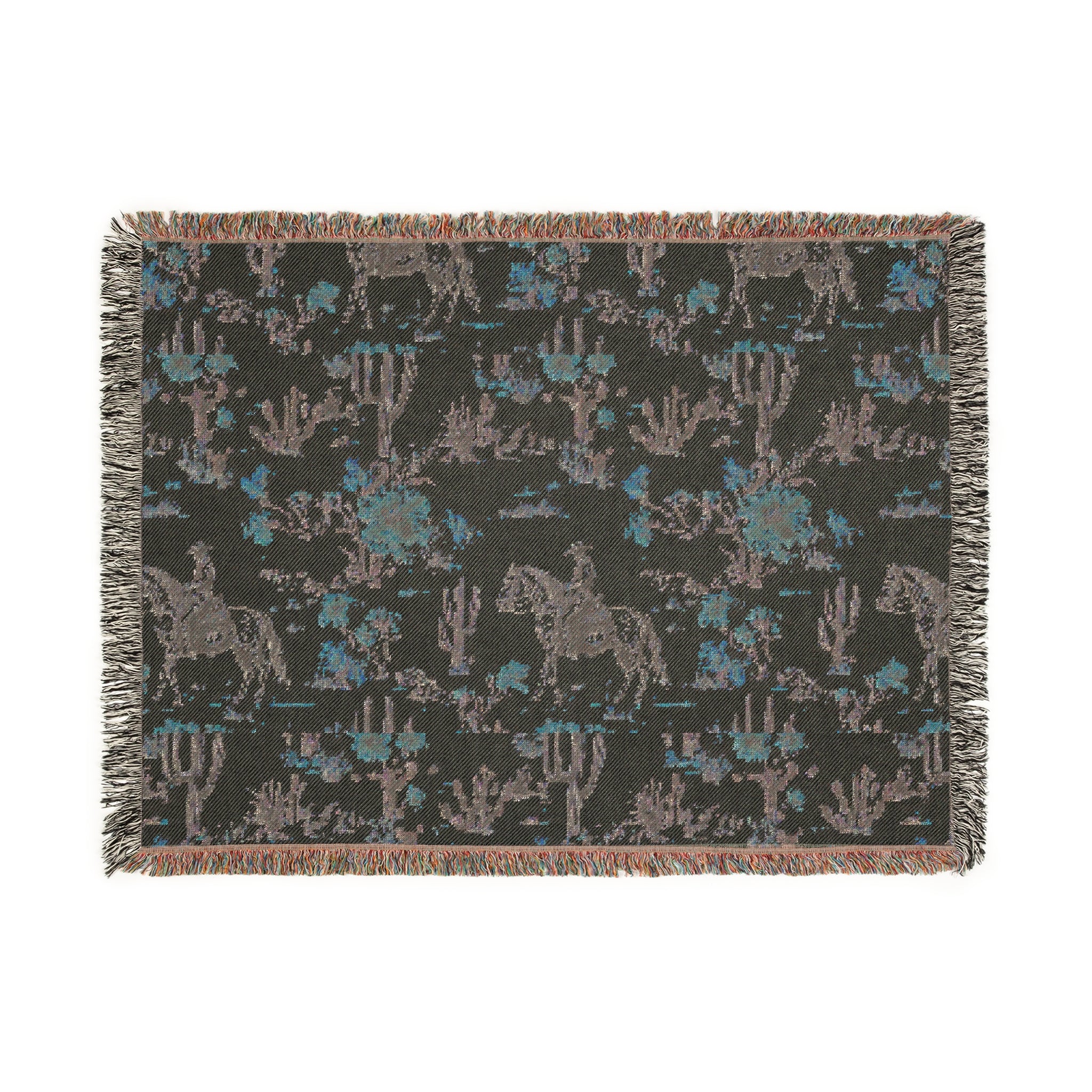 Rustic Western Woven Blanket