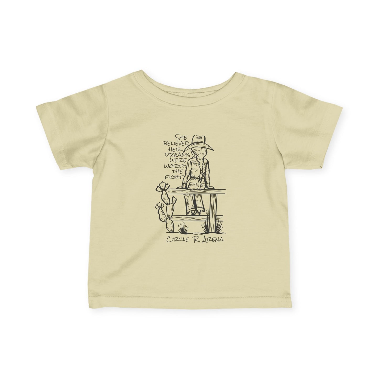 Worth The Fight - Circle R Arena Infant Tee