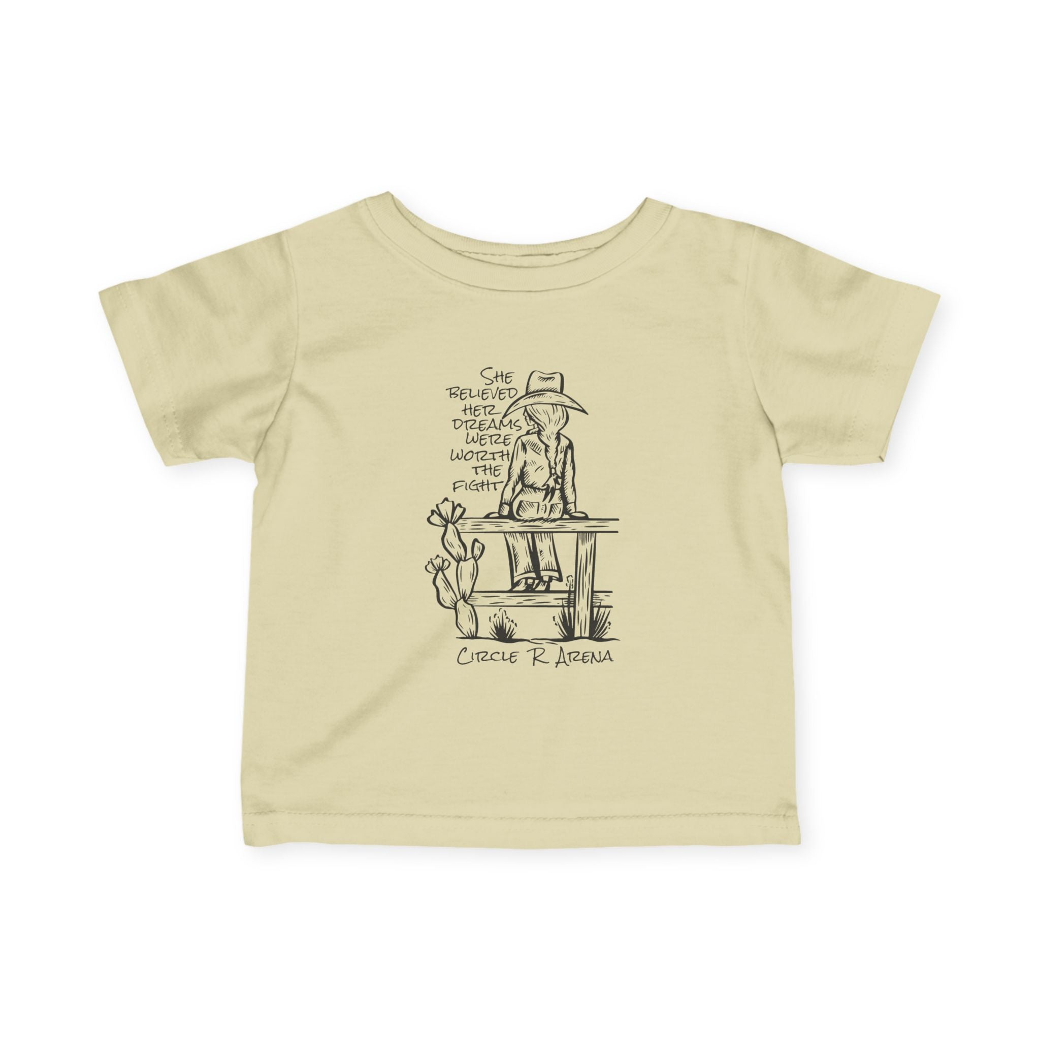 Worth The Fight - Circle R Arena Infant Tee