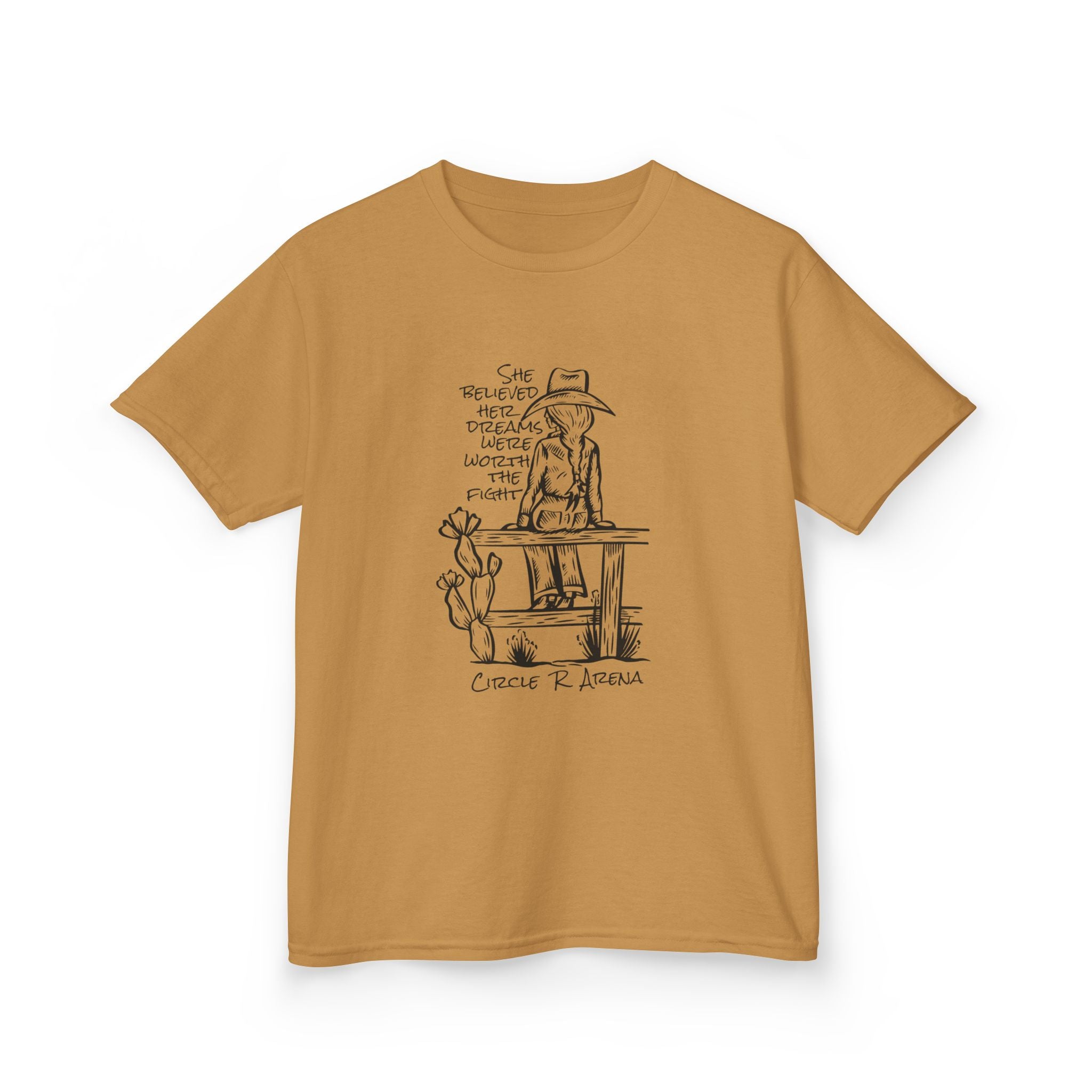 Worth The Fight - Circle R Arena Kids Tee