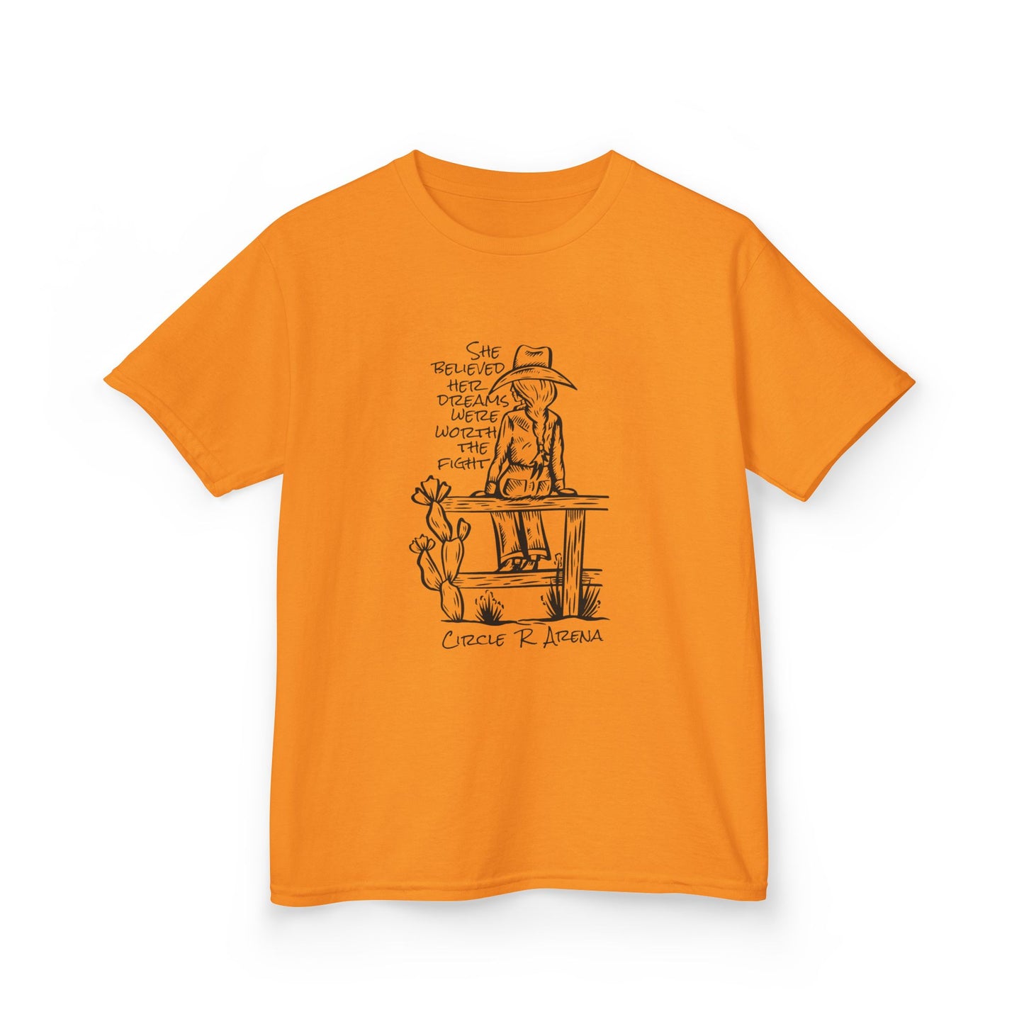 Worth The Fight - Circle R Arena Kids Tee