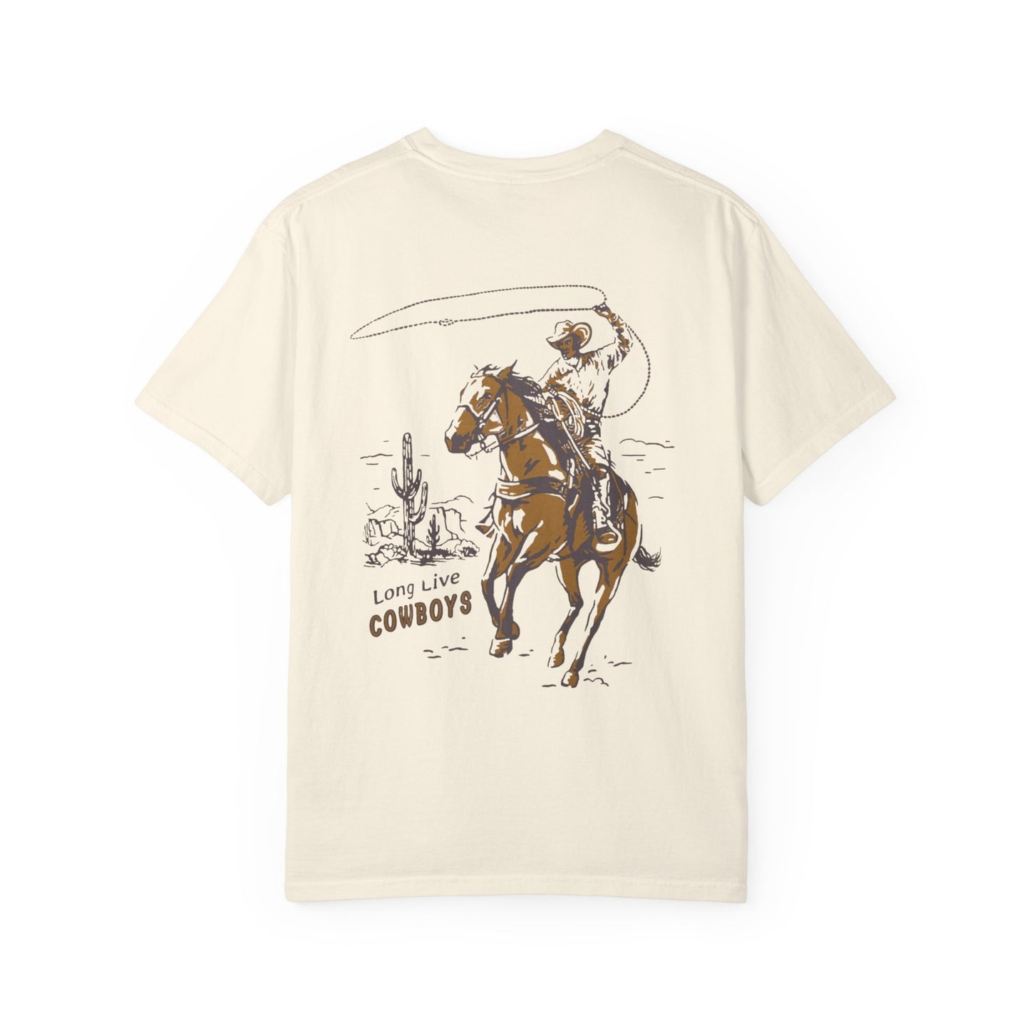 Long Live Cowboys - Circle R Arena Logo Adult Tee