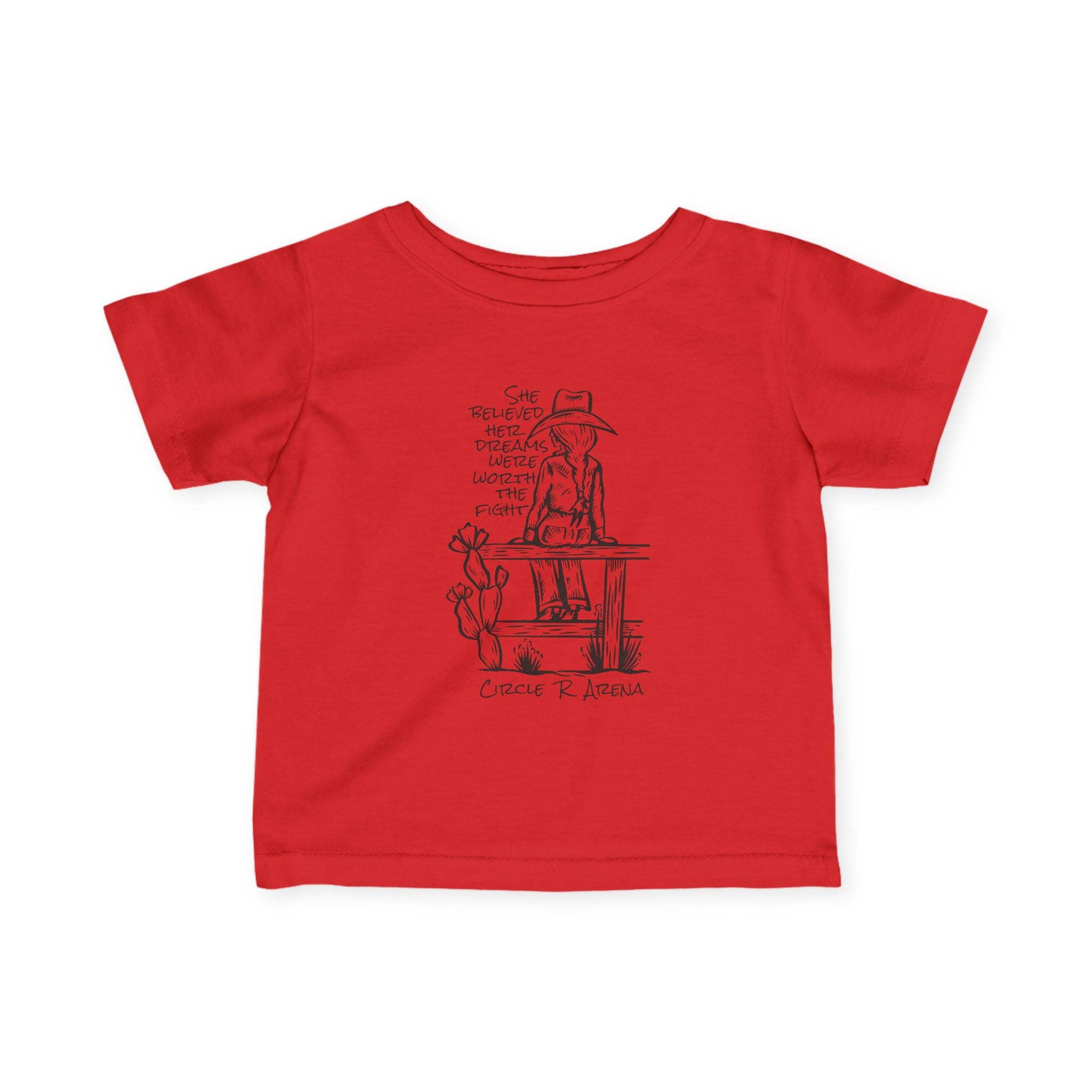 Worth The Fight - Circle R Arena Infant Tee