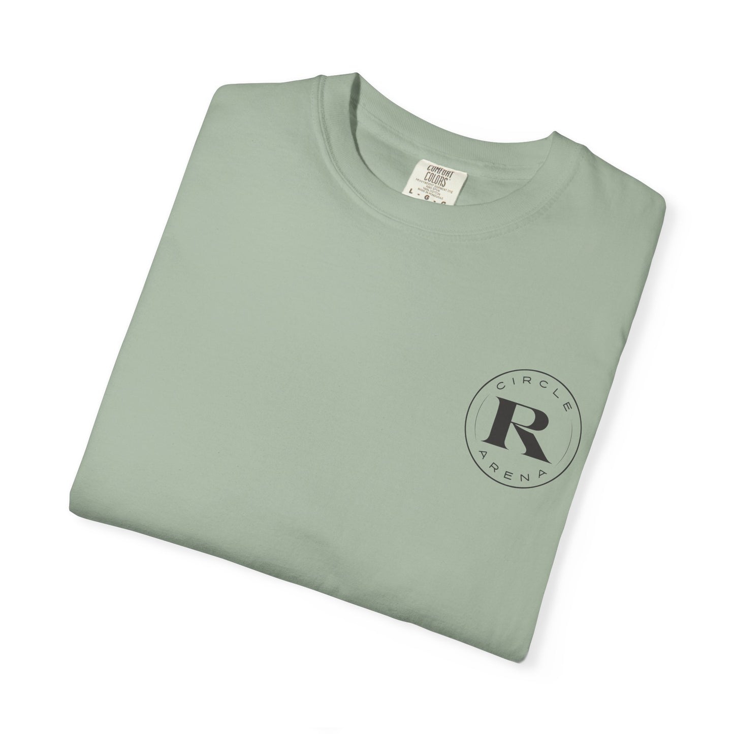 Circle R Arena “I Don’t Know How to TikTok But I Can Saddle a Horse” Graphic Tee – Western Rider T-Shirt with Logo Pocket Design