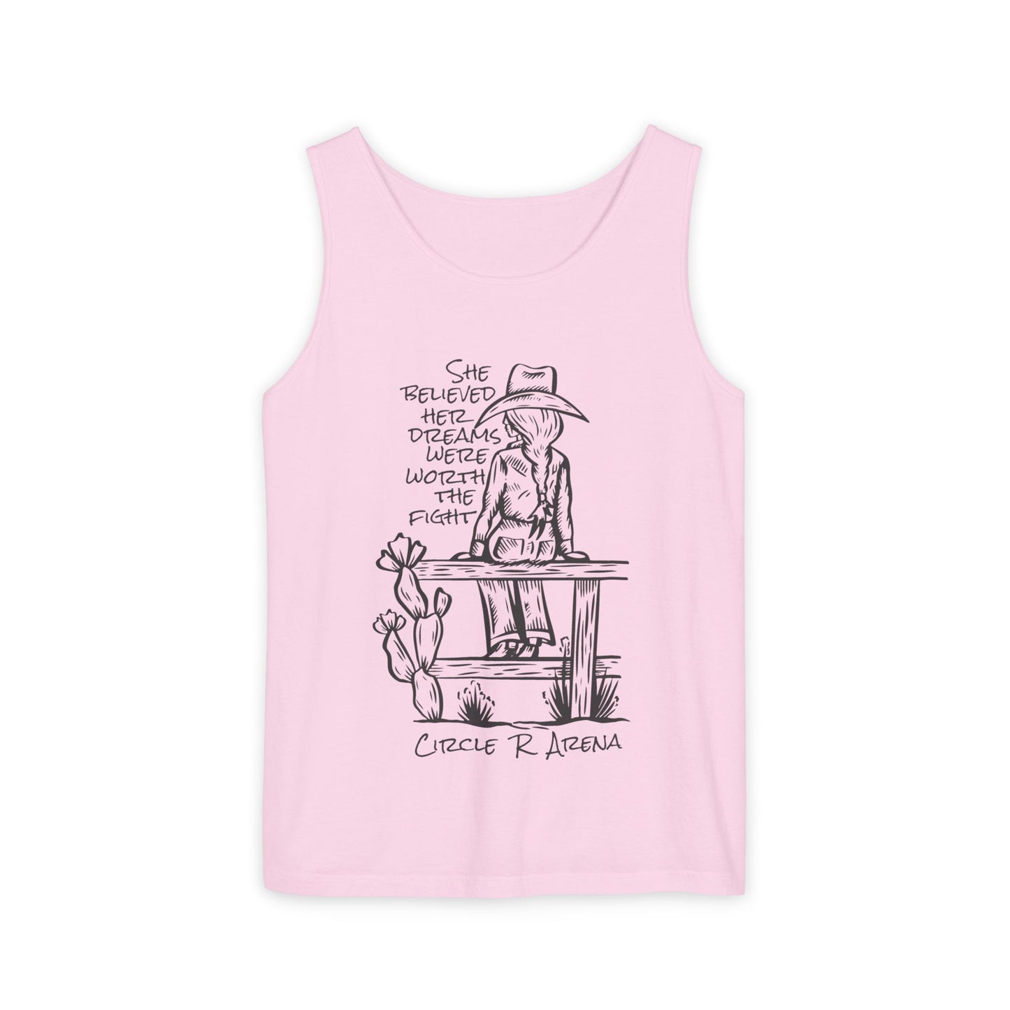 Worth The Fight - Circle R Arena Logo Unisex Tank