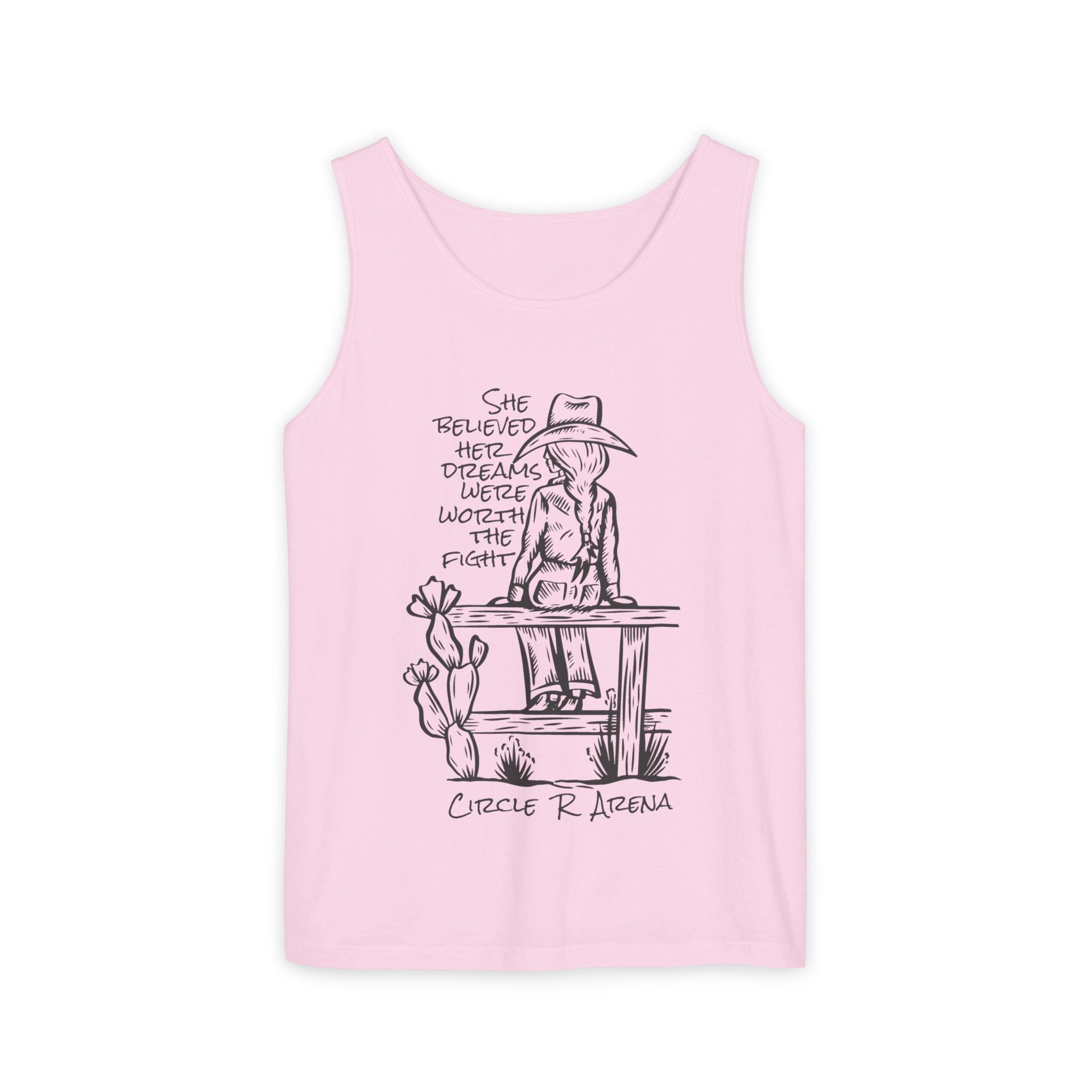 Worth The Fight - Circle R Arena Logo Unisex Tank