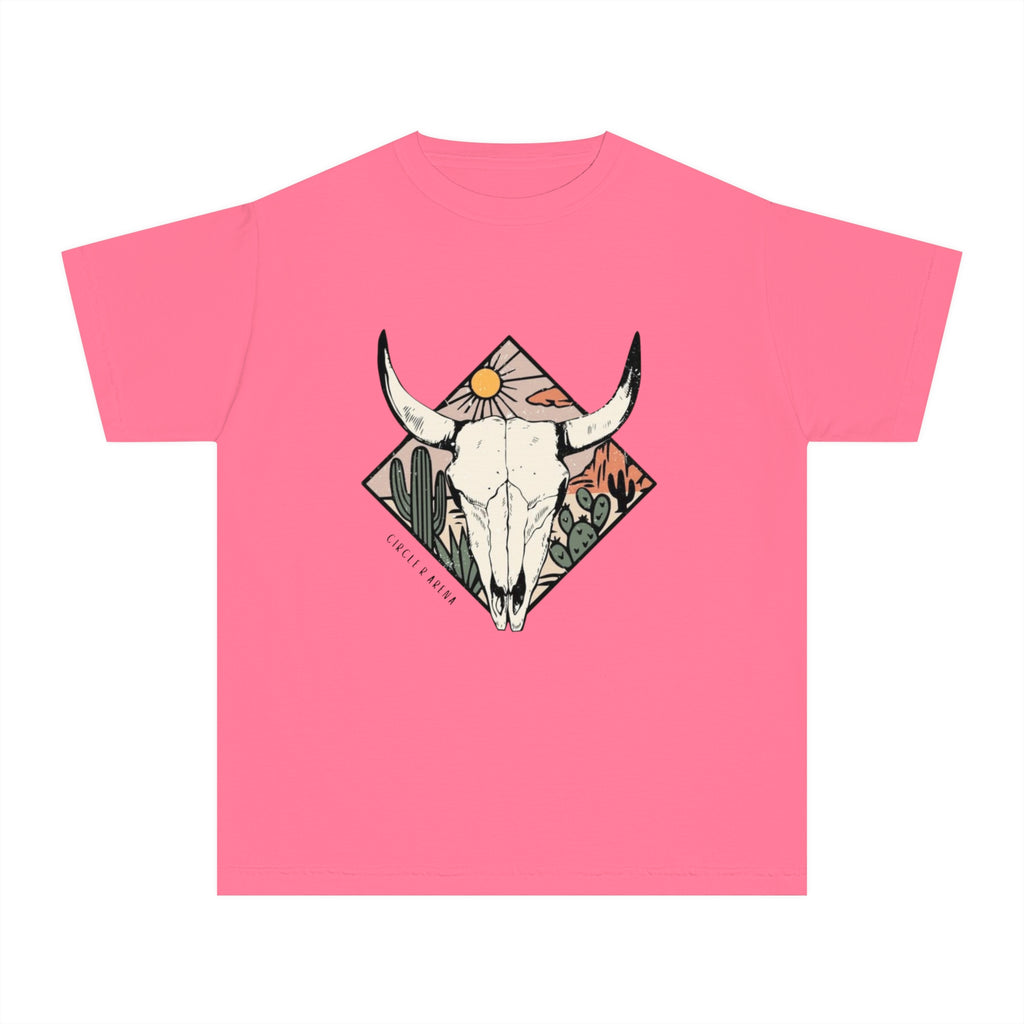 Desert Sunset CRA Logo Unisex Kids Tee