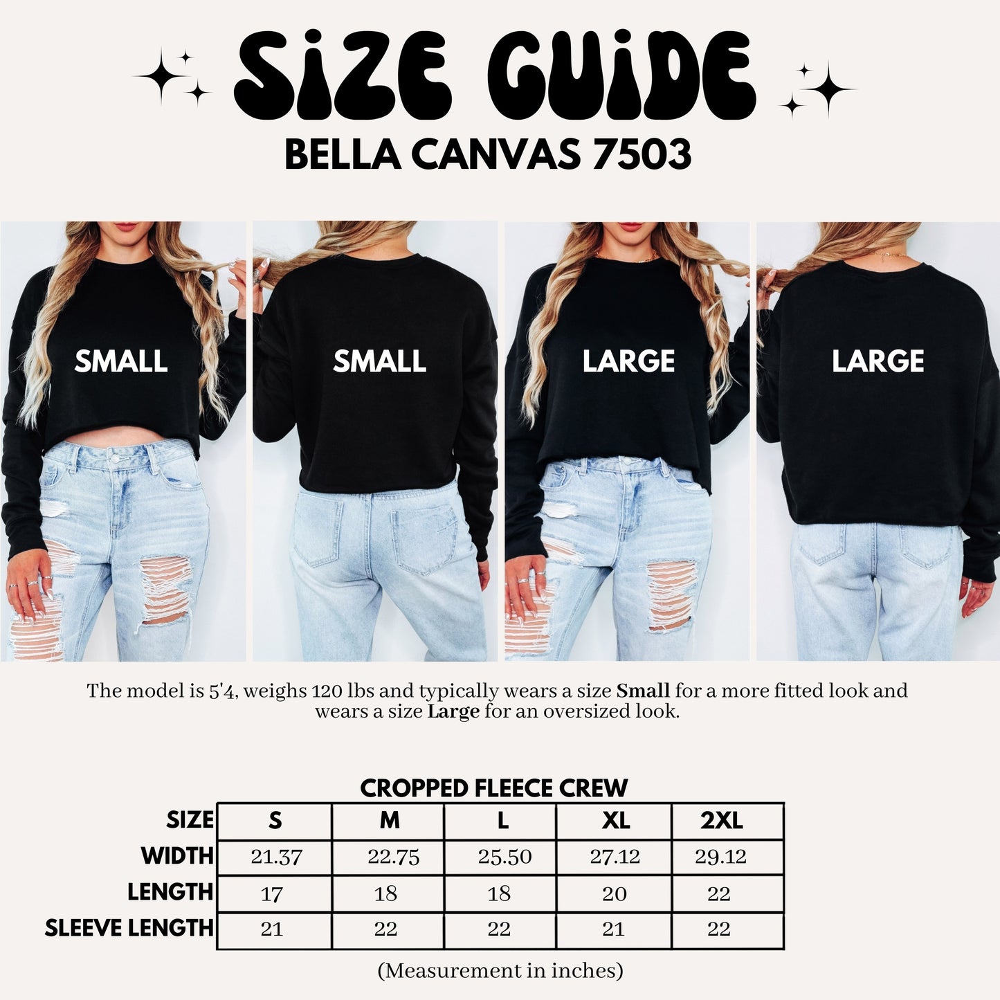 Grit & Grace Bella+Canvas® Cropped Sweatshirt