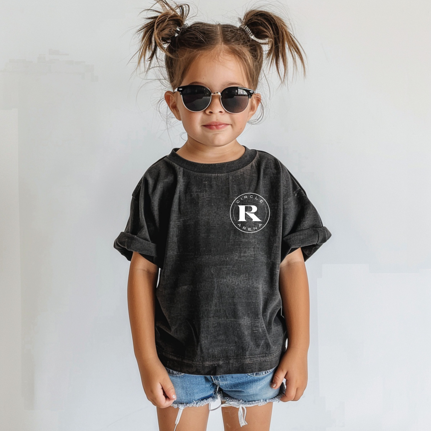 Circle R Arena Logo Unisex Kids Tee