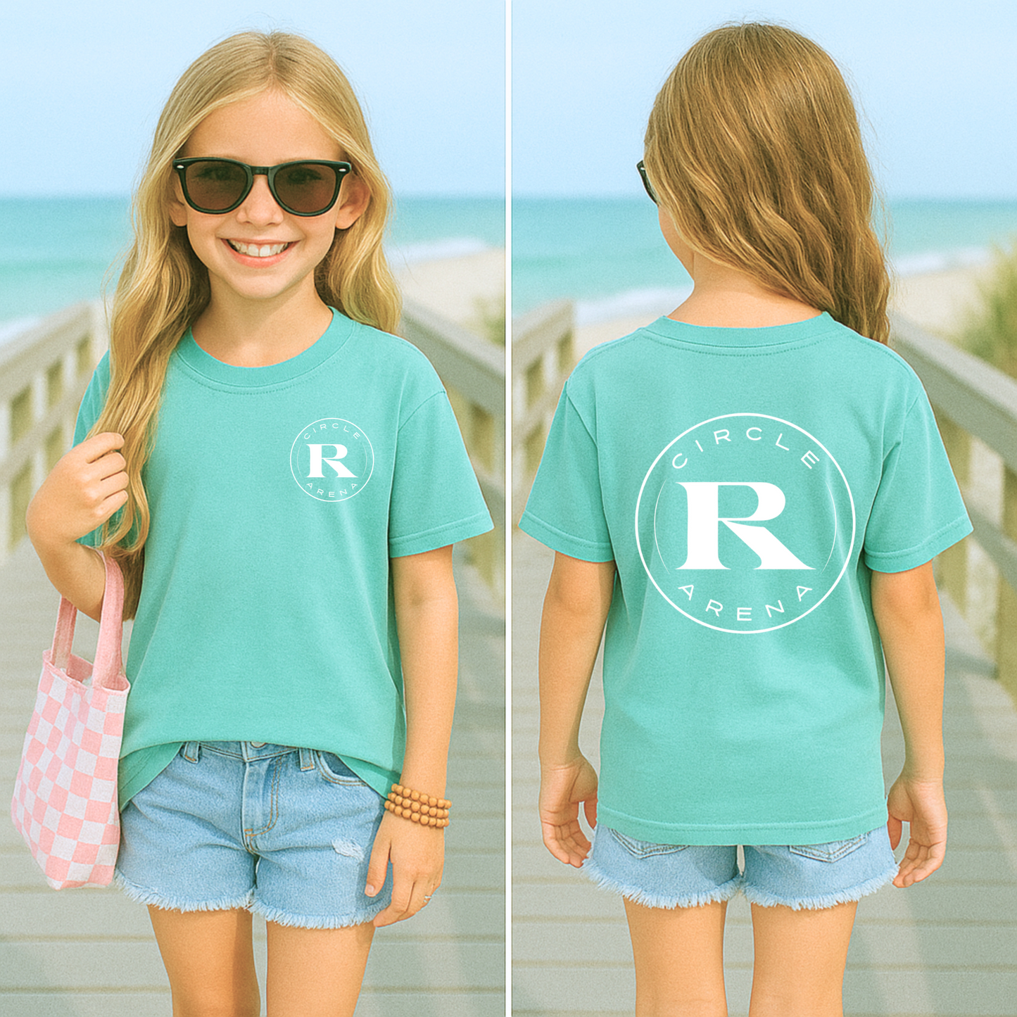 Circle R Arena Logo Unisex Kids Tee