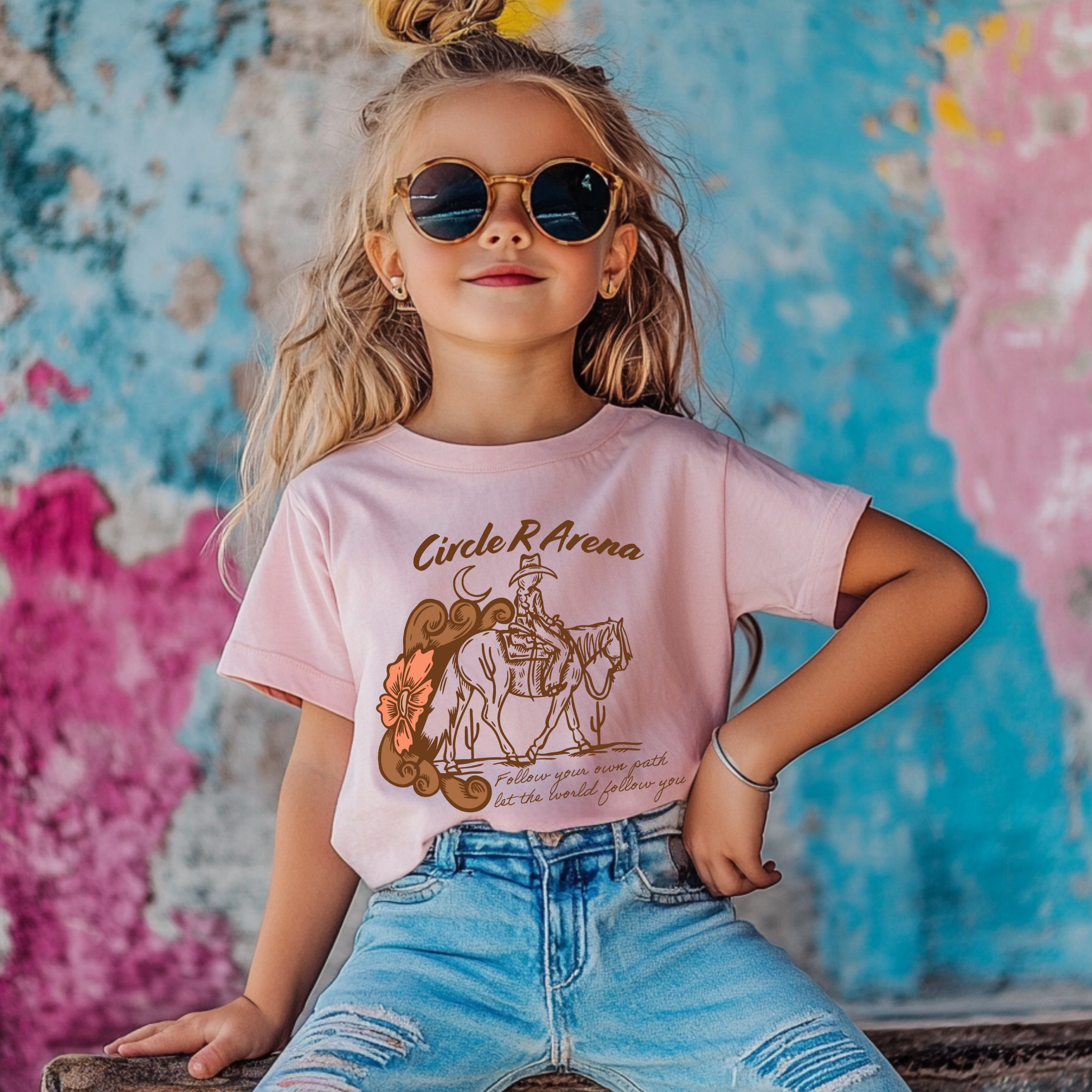 Cowgirl CRA Logo Kids Unisex Tee