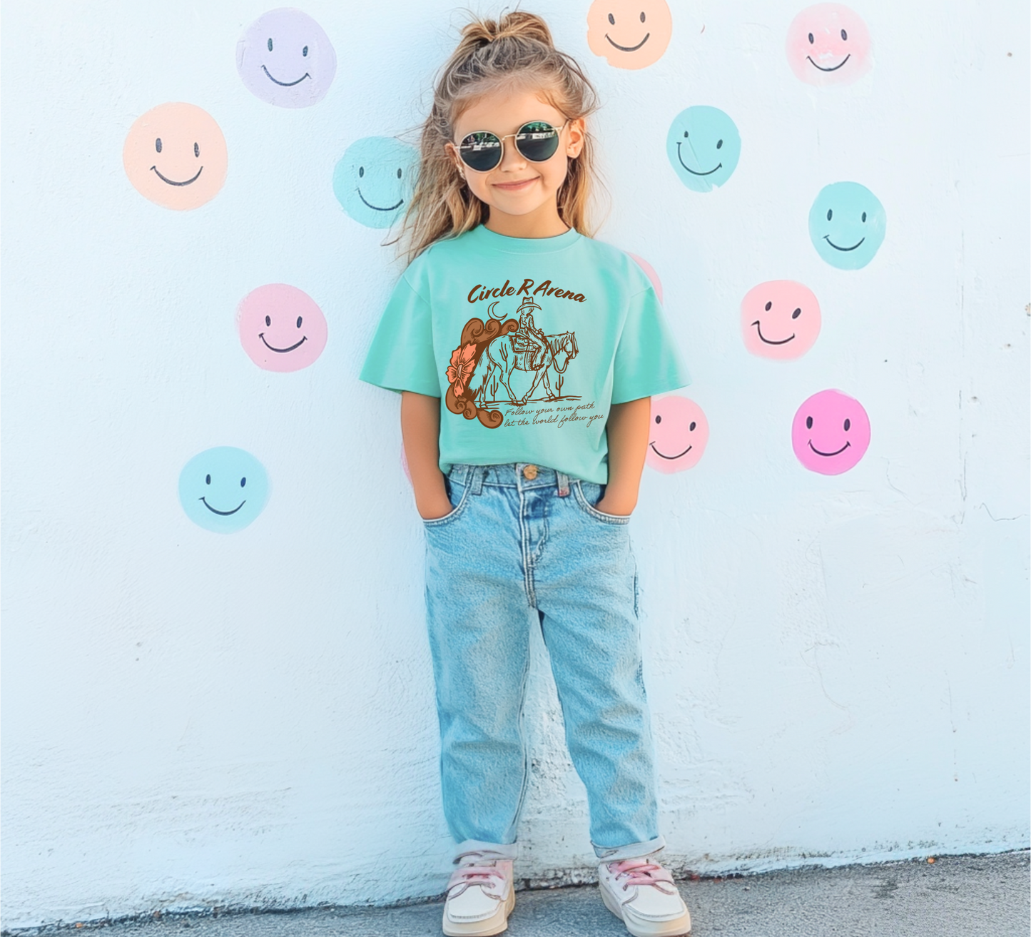 Cowgirl CRA Logo Kids Unisex Tee