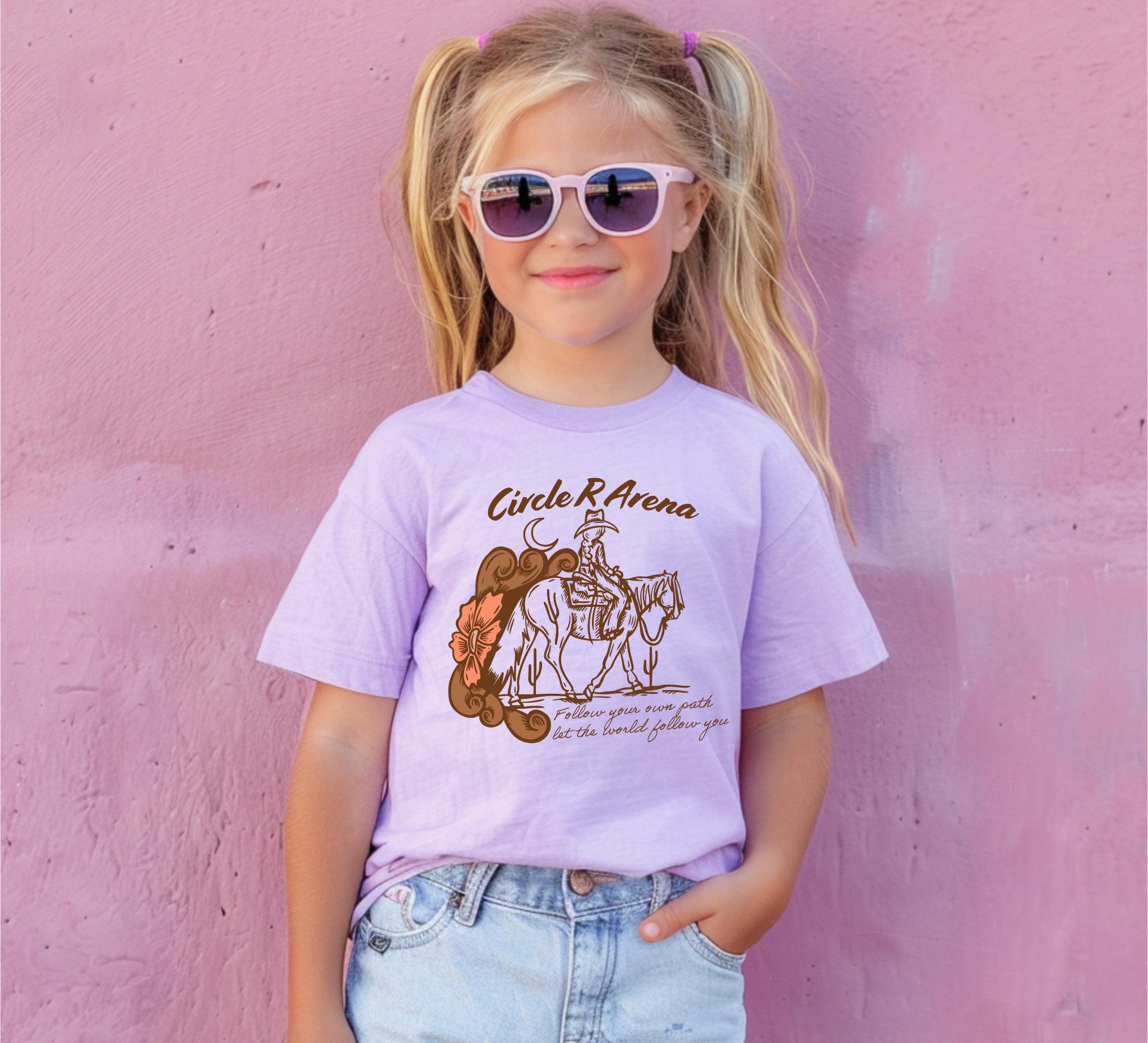 Cowgirl CRA Logo Kids Unisex Tee