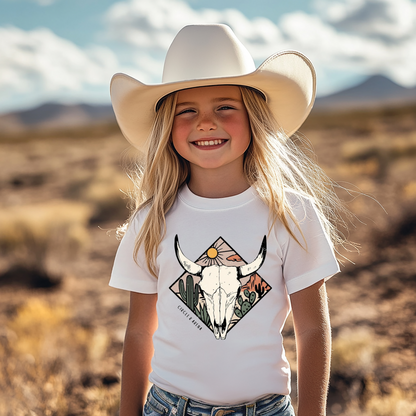 Desert Sunset CRA Logo Unisex Kids Tee