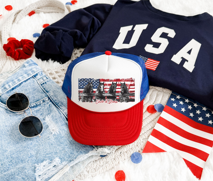 Western Patriotic Trucker Hat