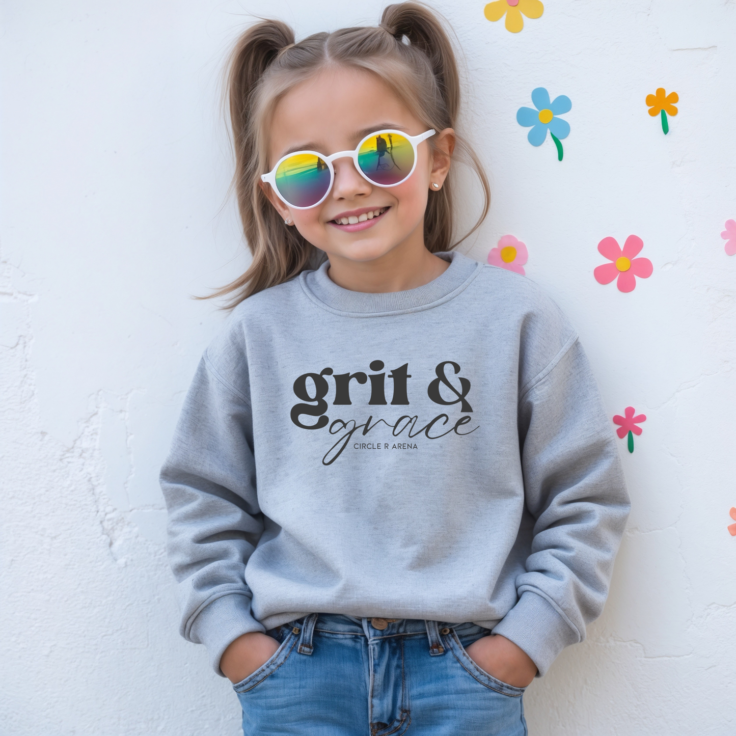 Grit & Grace Gildan® Youth Crewneck Sweatshirt