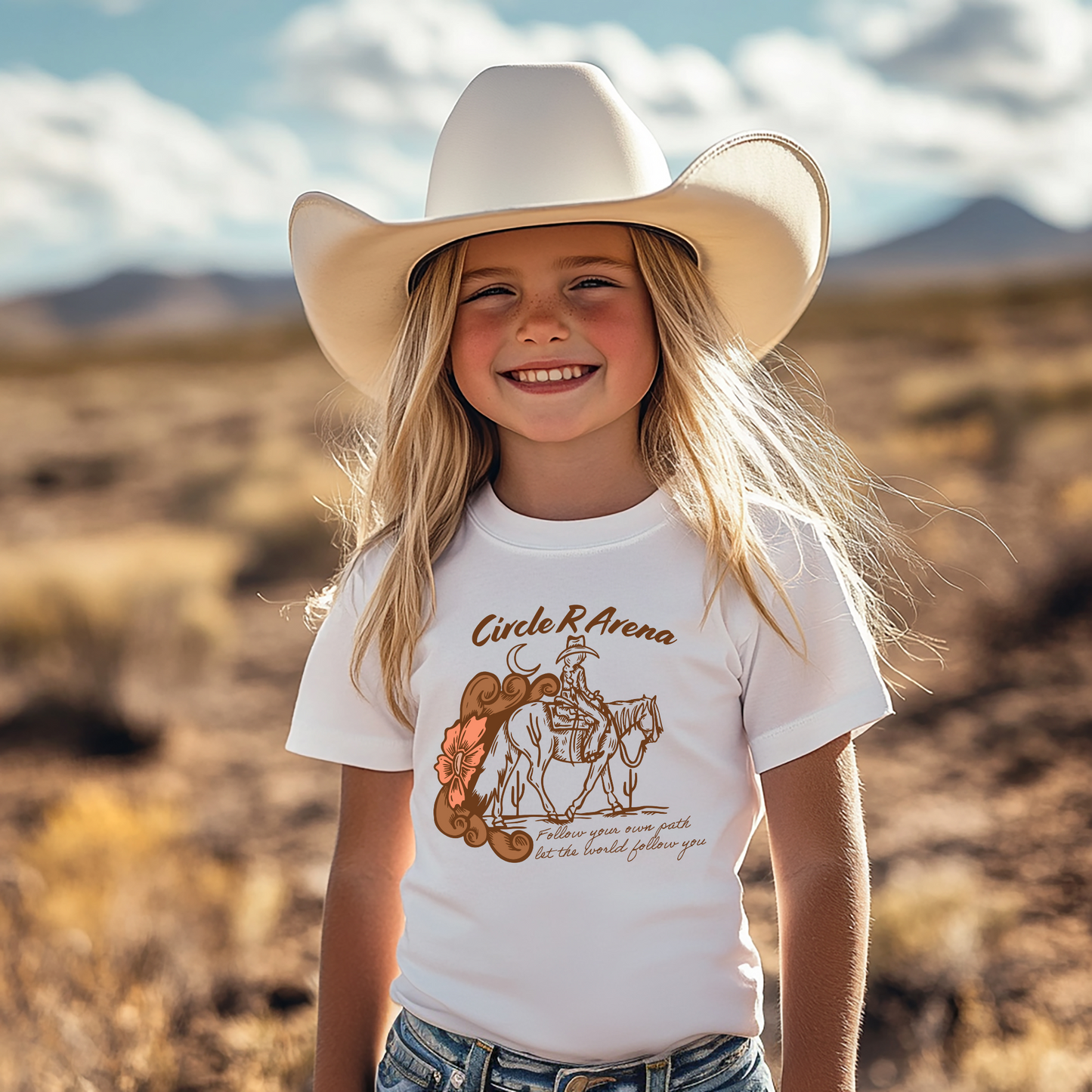 Cowgirl CRA Logo Kids Unisex Tee