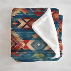 Aztec Velveteen Plush Blanket