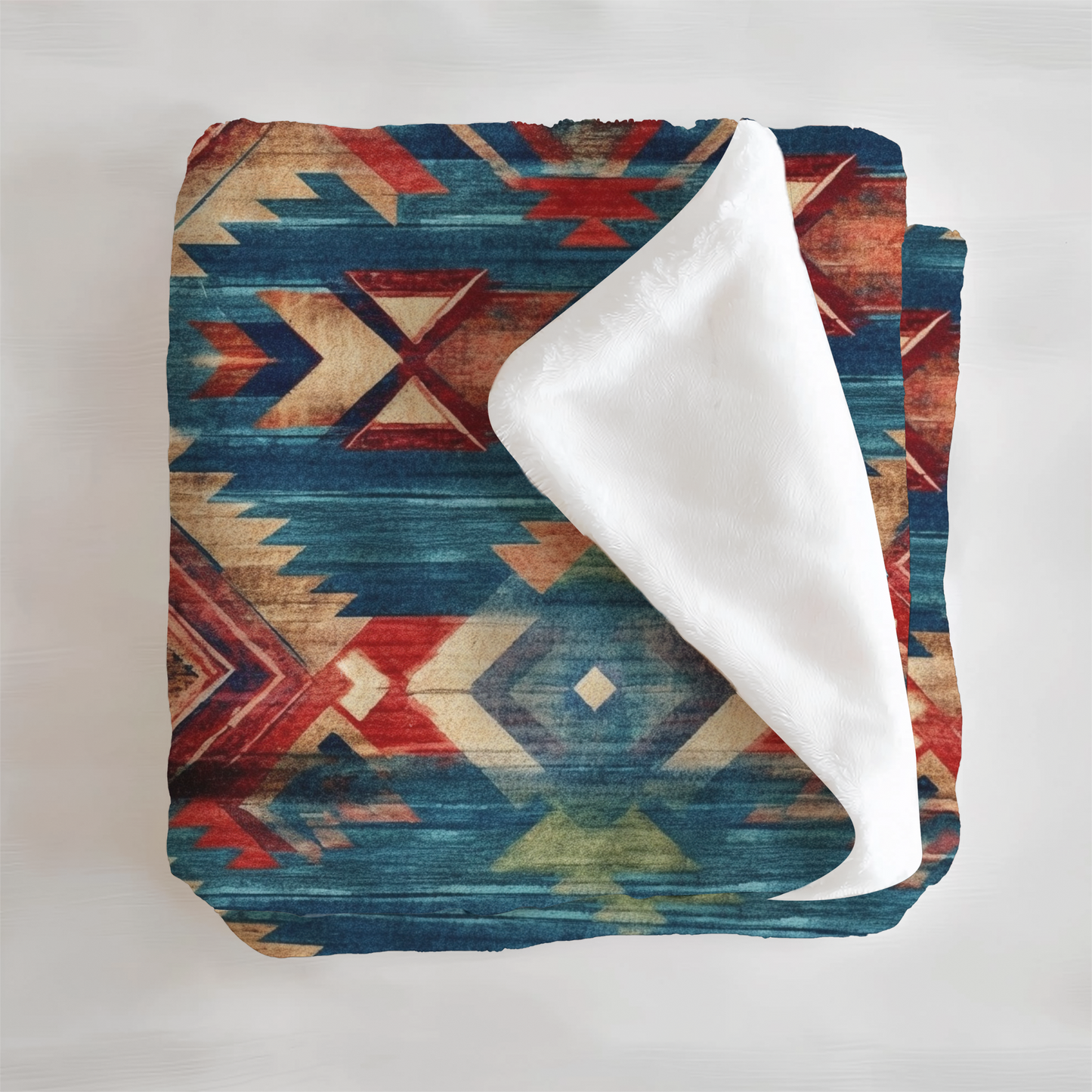 Aztec Velveteen Plush Blanket
