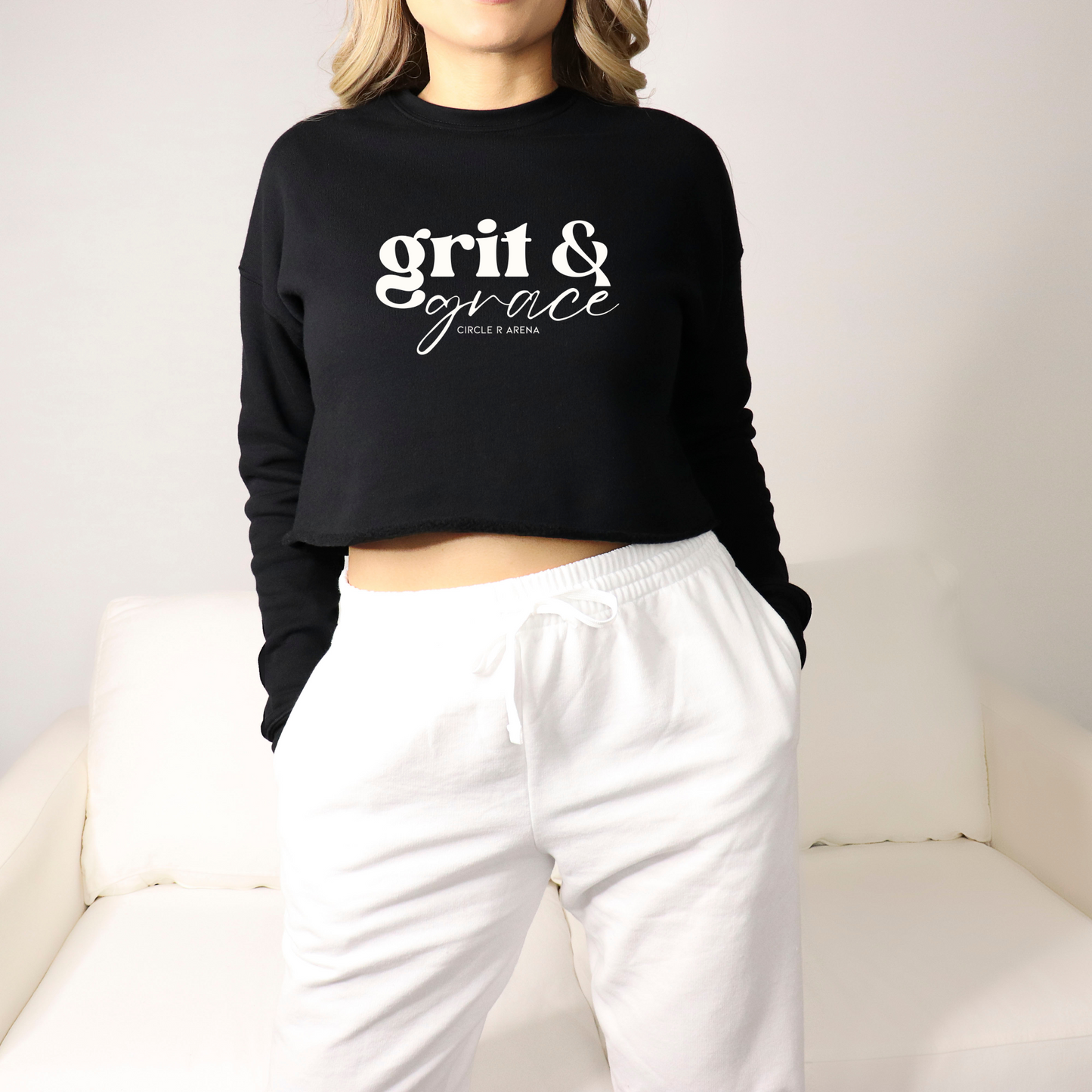 Grit & Grace Bella+Canvas® Cropped Sweatshirt