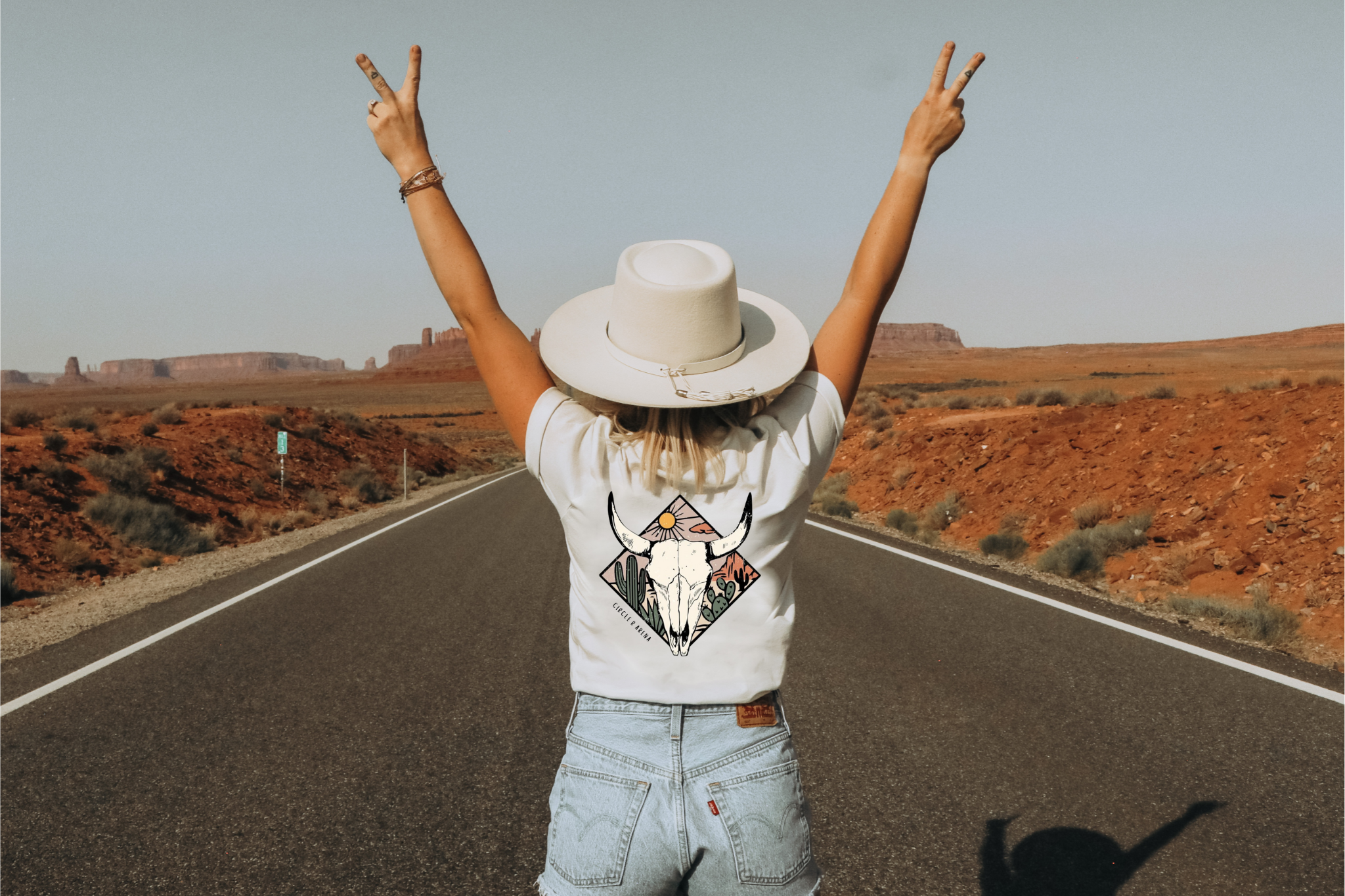 Desert Sunset CRA Logo Adult Unisext Tee