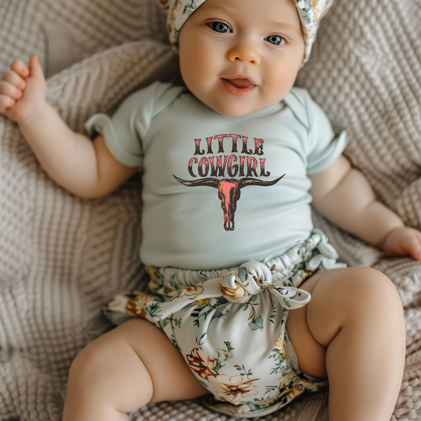 Little Cowgirl Onesie – Western Baby Bodysuit | Cowgirl in Training Outfit | Country Baby Shower Gift 🤠