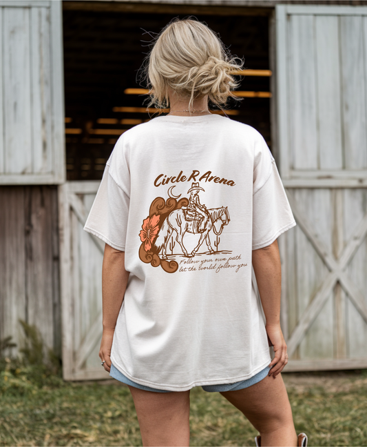 Cowgirl Circle R Arena Tee