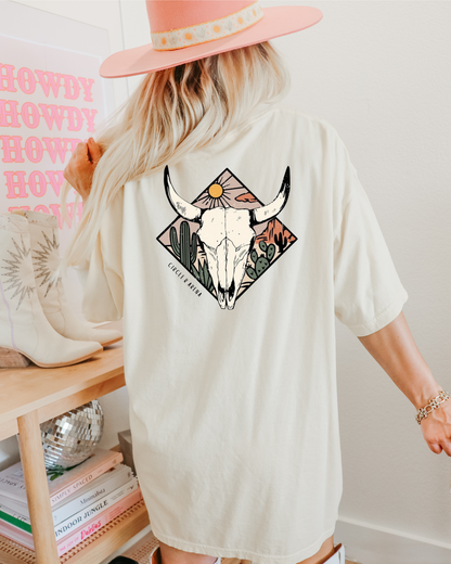 Desert Sunset CRA Logo Tee