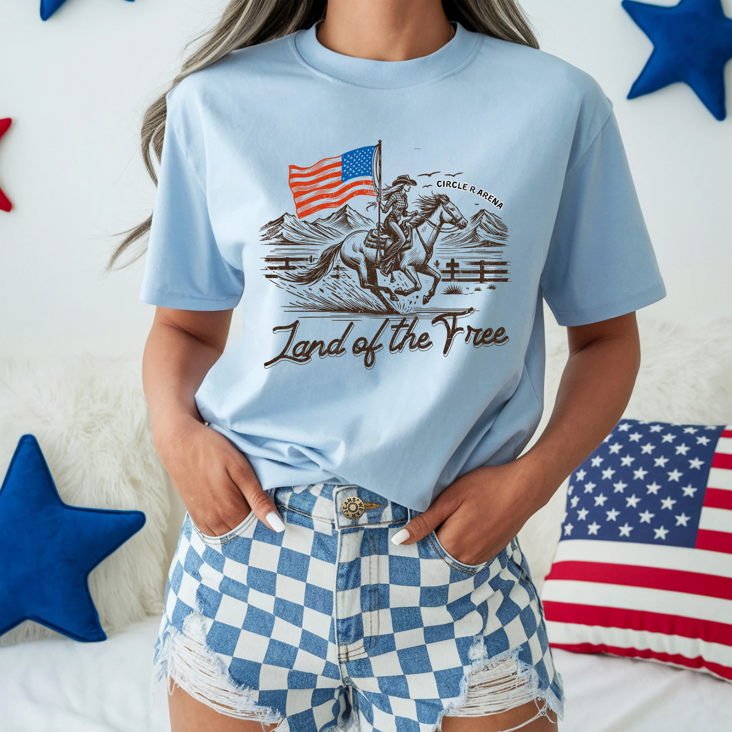 Land of The Free Adult Tee
