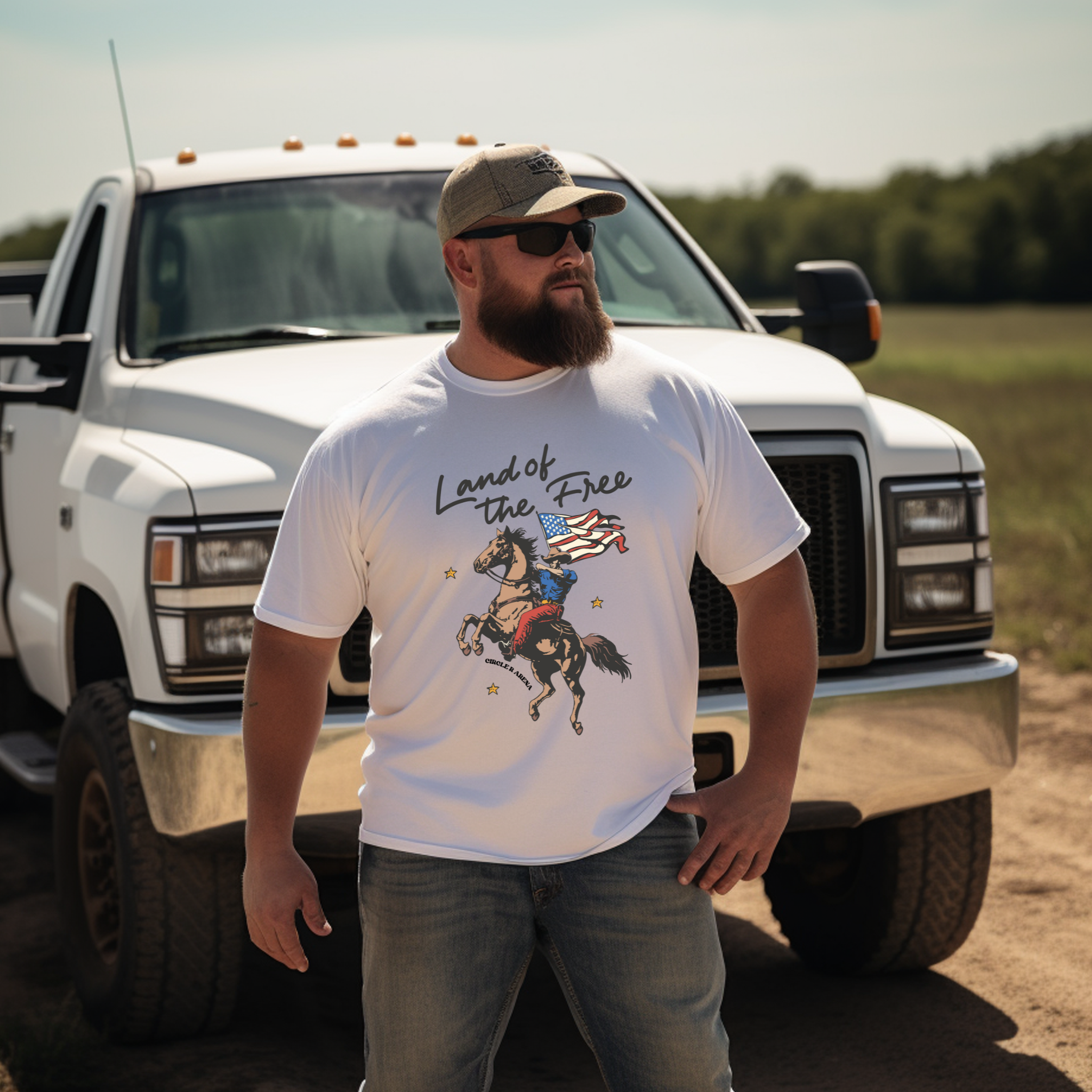 Land of The Free Adult Tee